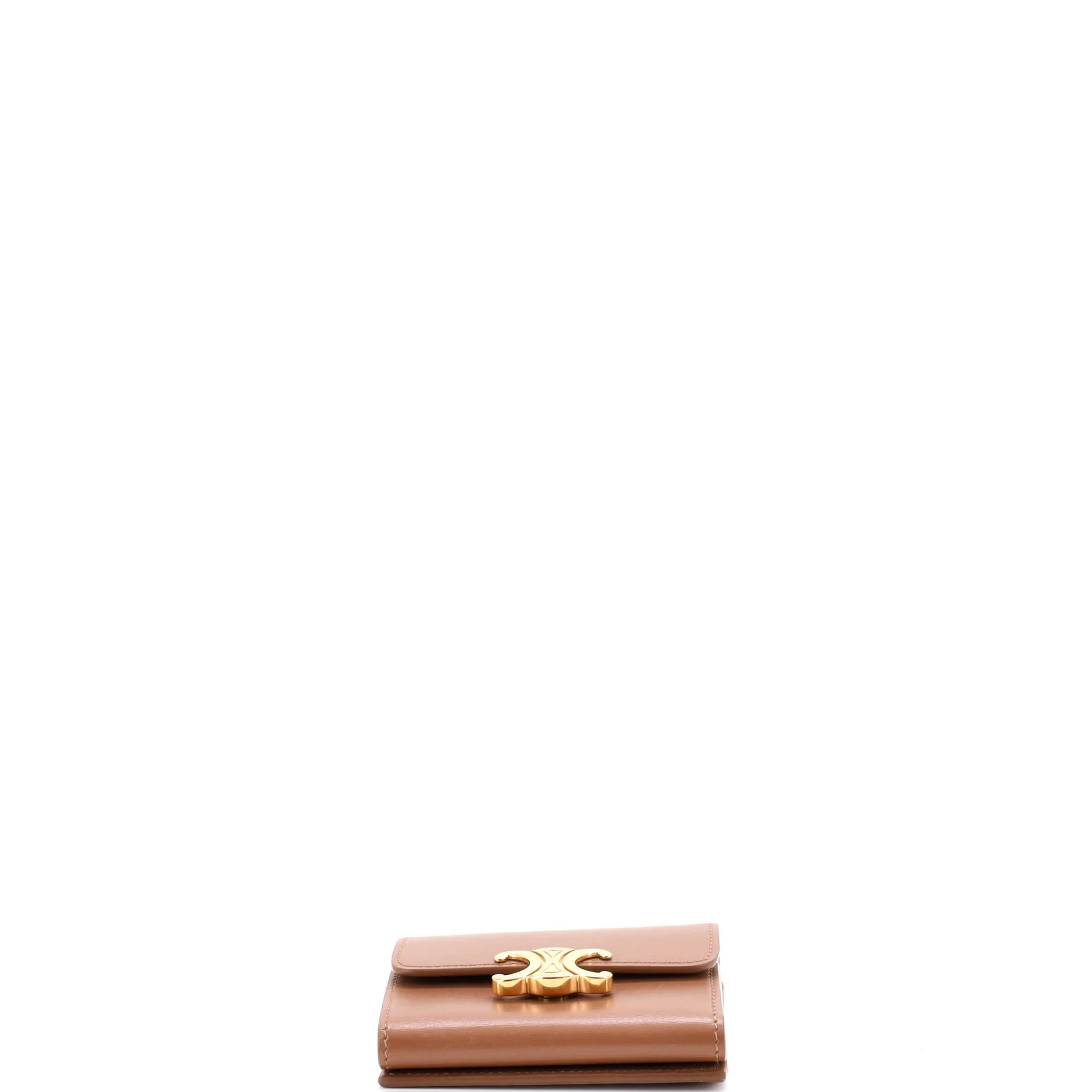 Triomphe Trifold Wallet Leather Small - Image 4