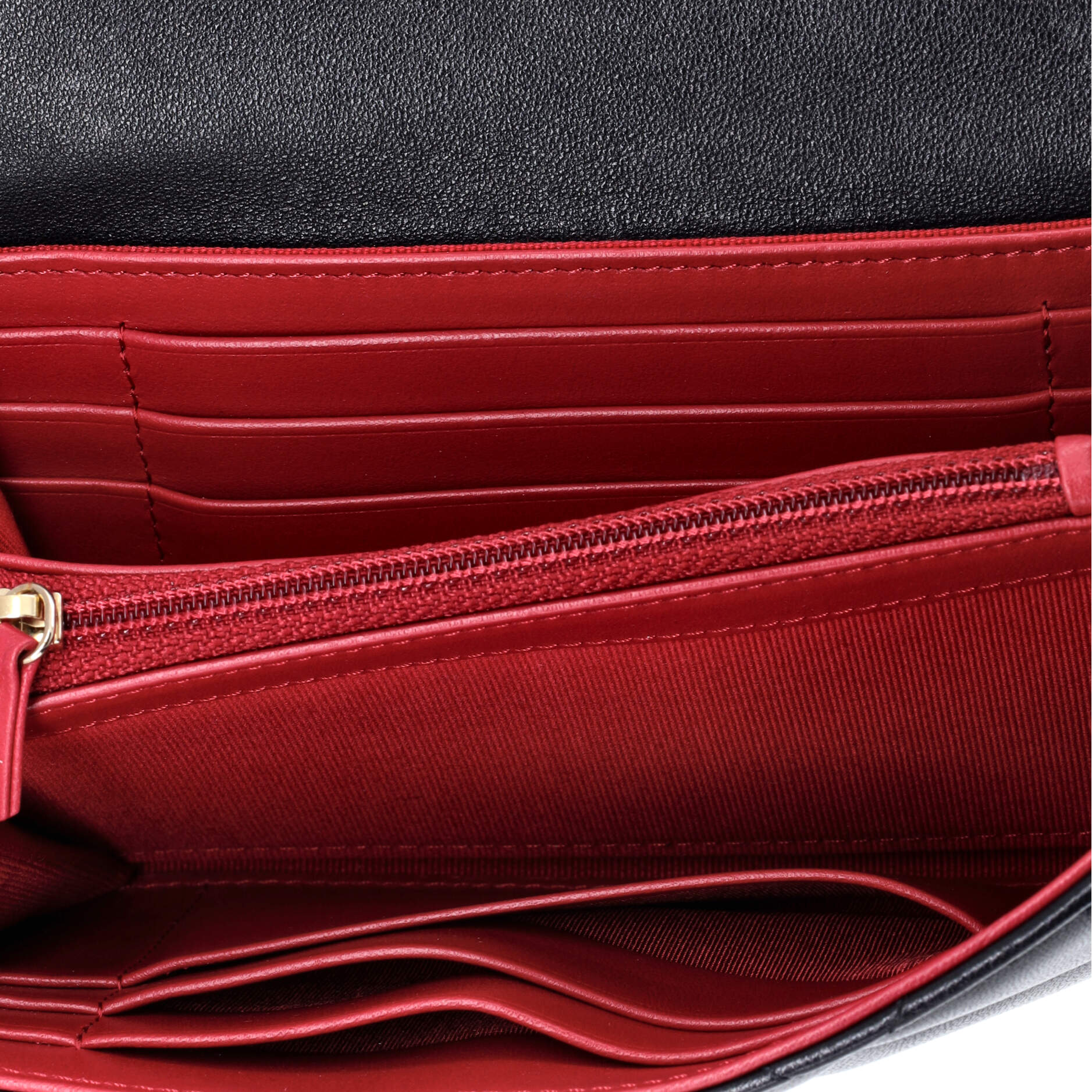 19 Flap Wallet Quilted Lambskin Small - Image 5
