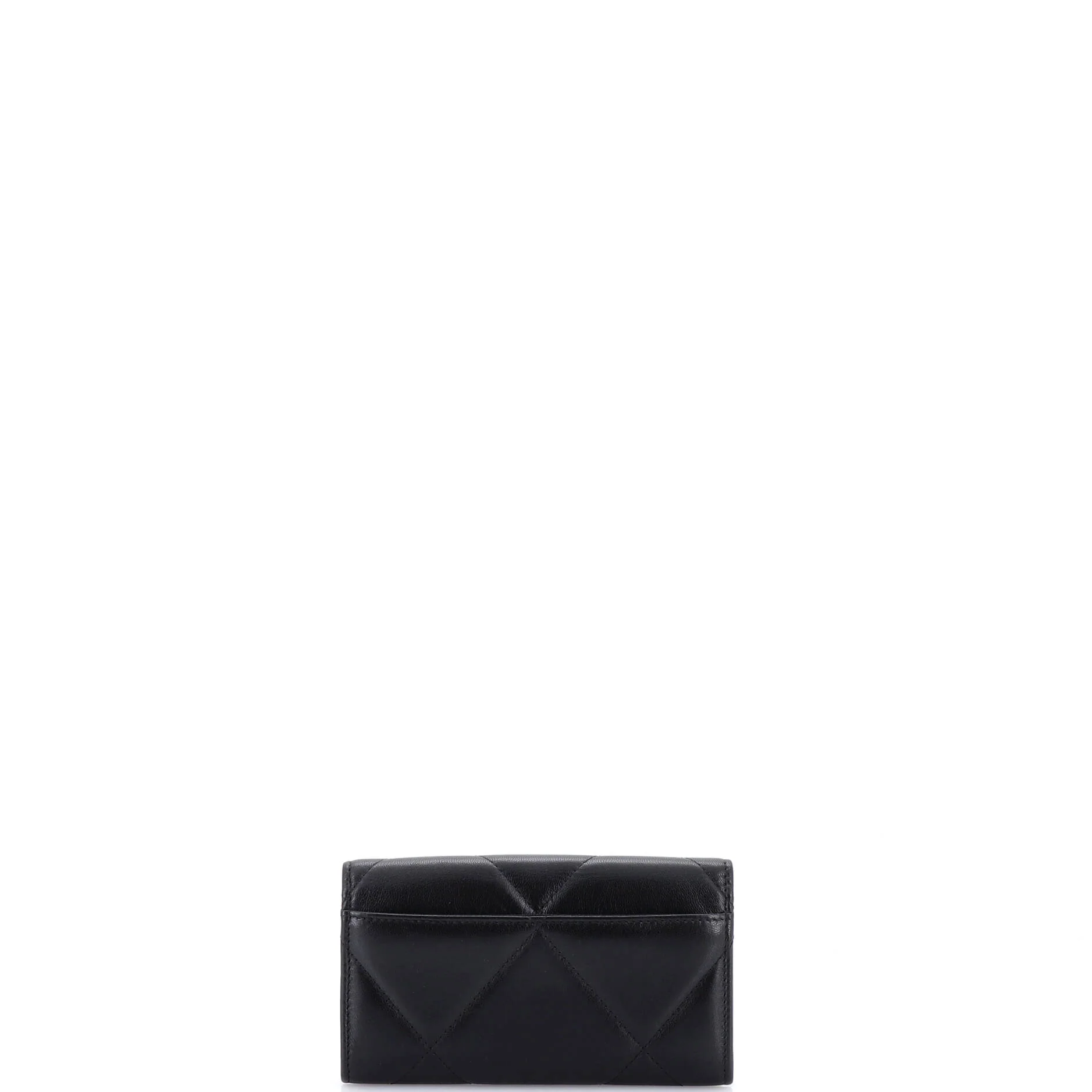 19 Flap Wallet Quilted Lambskin Small - Image 3