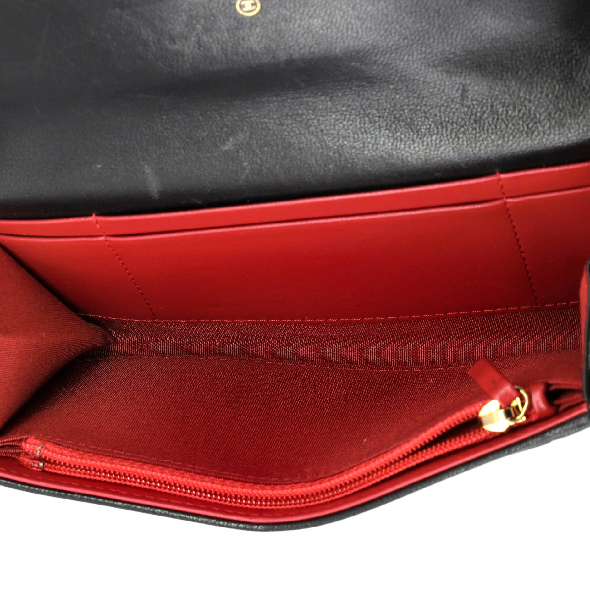 19 Flap Wallet Quilted Lambskin Small - Image 5