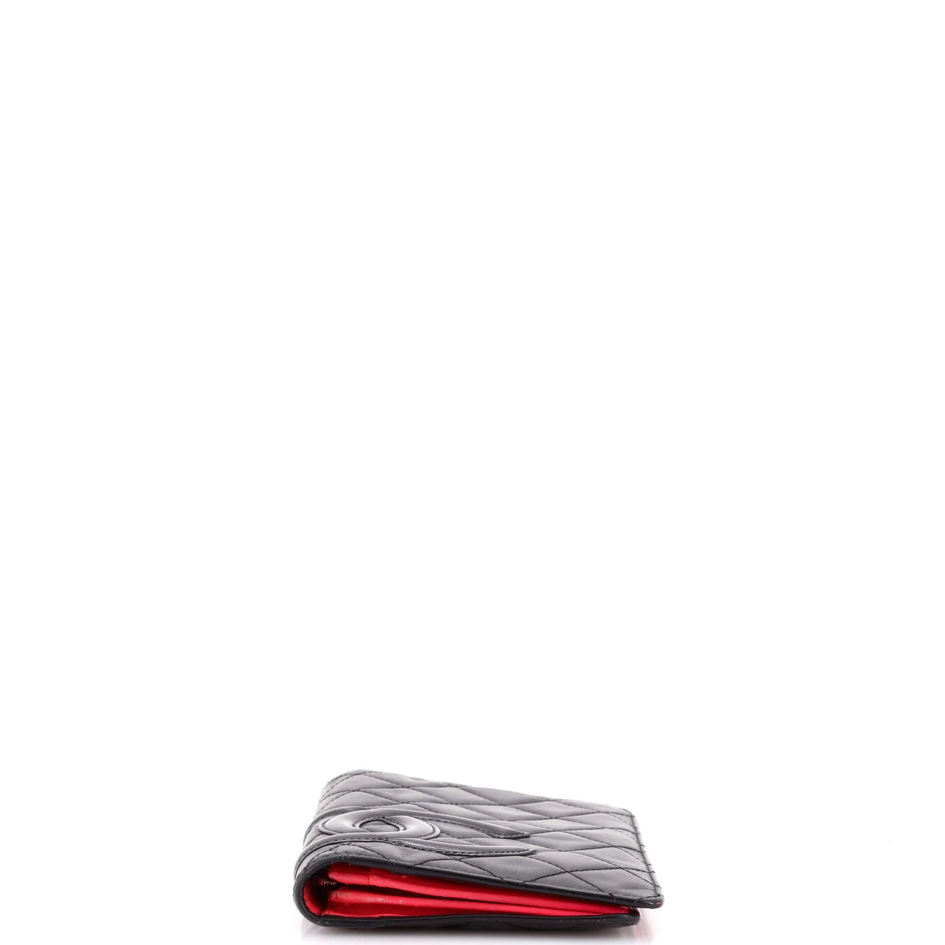 Cambon Bifold Wallet Quilted Lambskin Long - Image 4