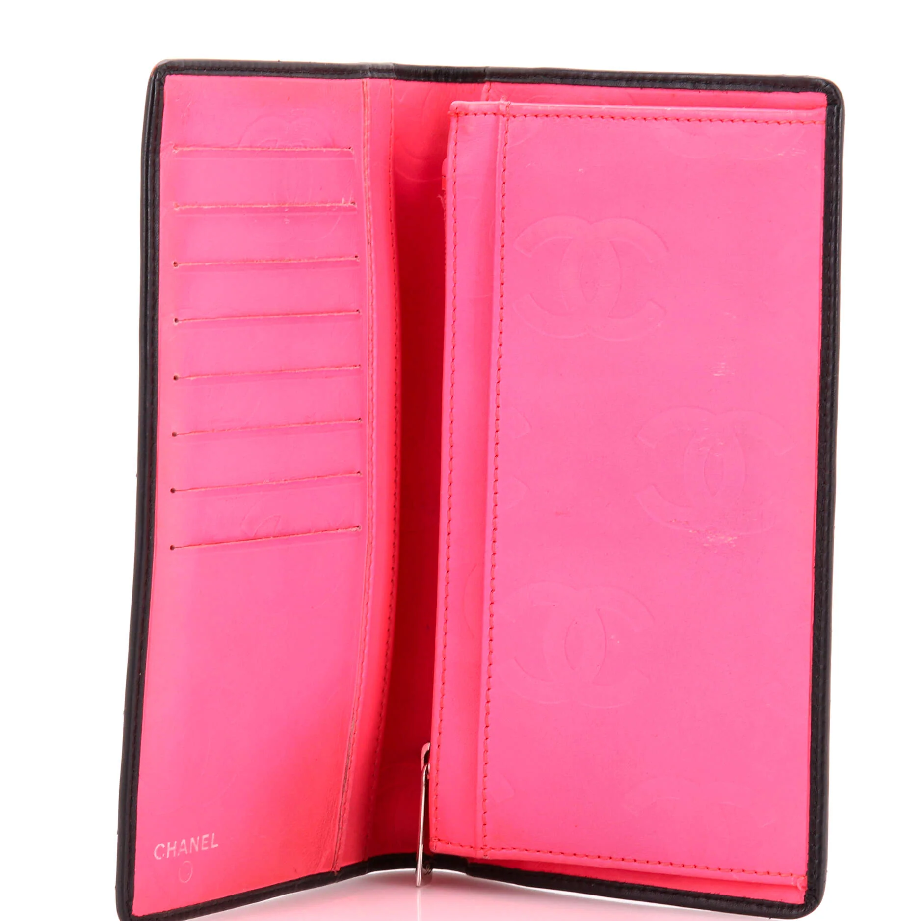 Cambon Bifold Wallet Quilted Lambskin Long - Image 5