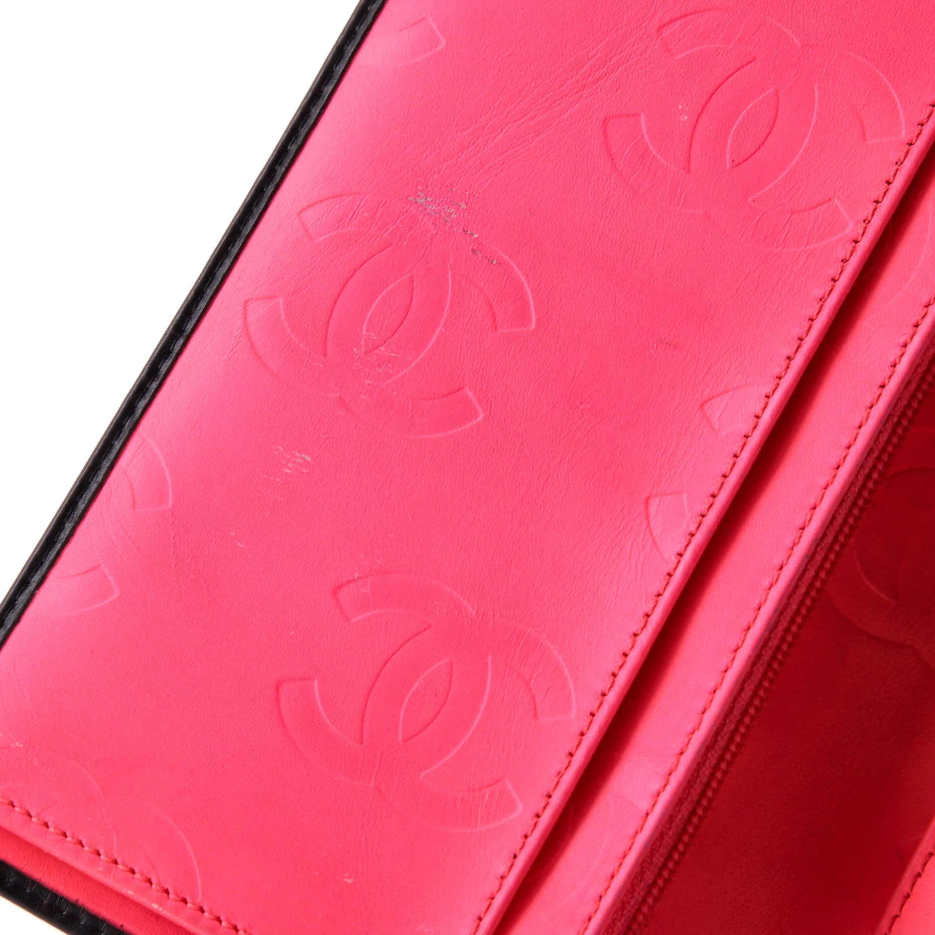 Cambon Bifold Wallet Quilted Lambskin Long - Image 8