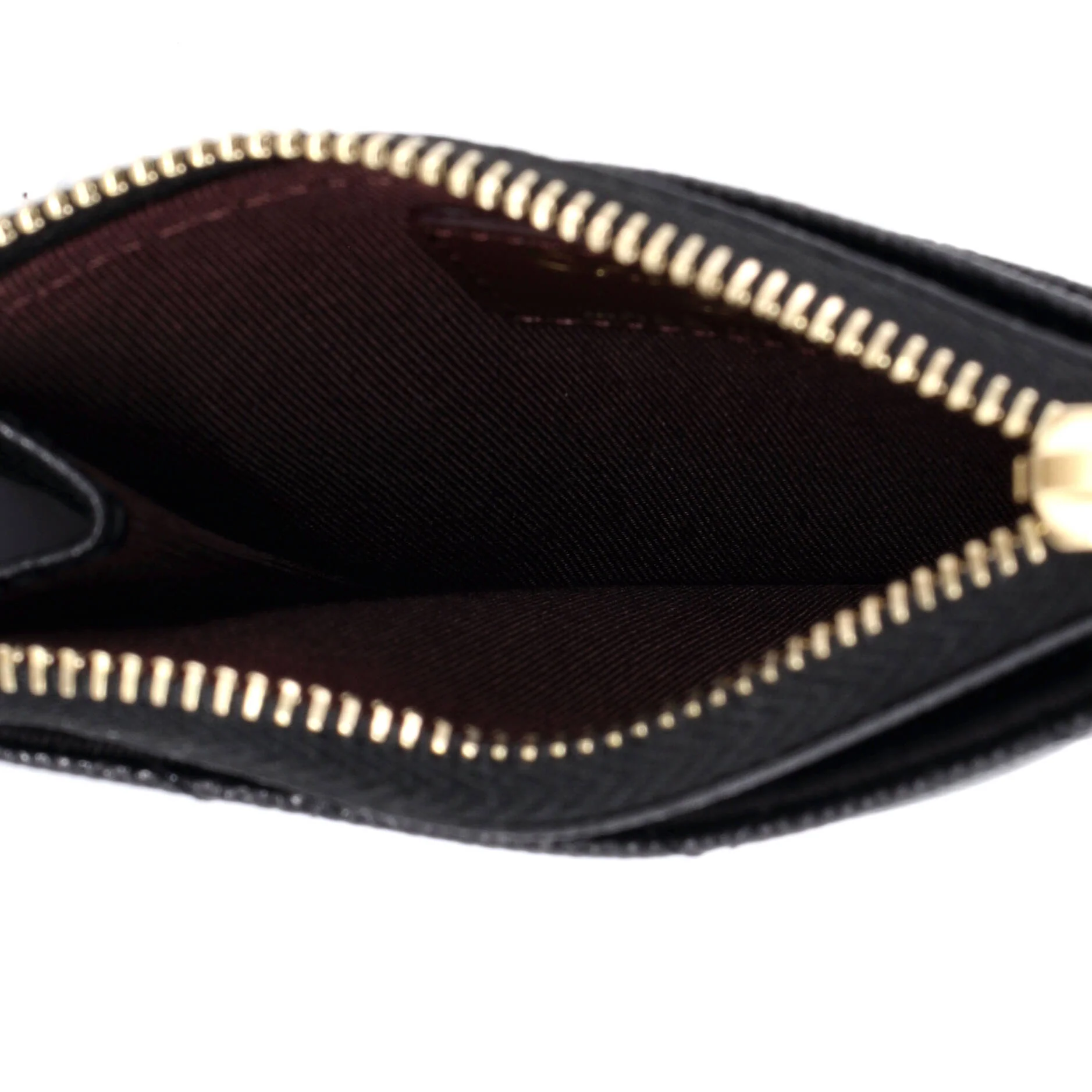 CC Zip Card Holder Quilted Caviar - Image 5