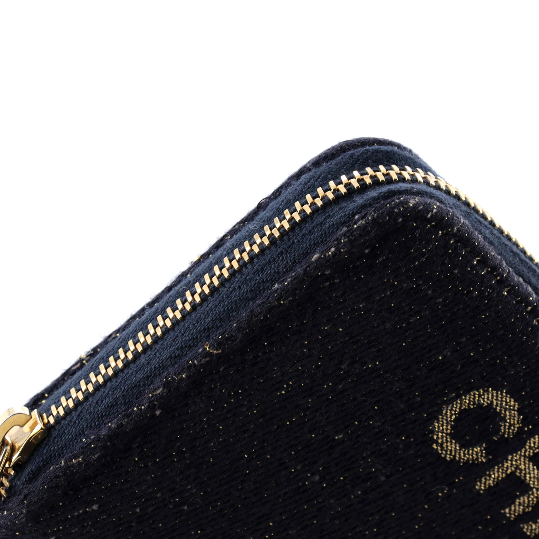 Deauville Zip Around Wallet Lurex Canvas Medium - Image 6