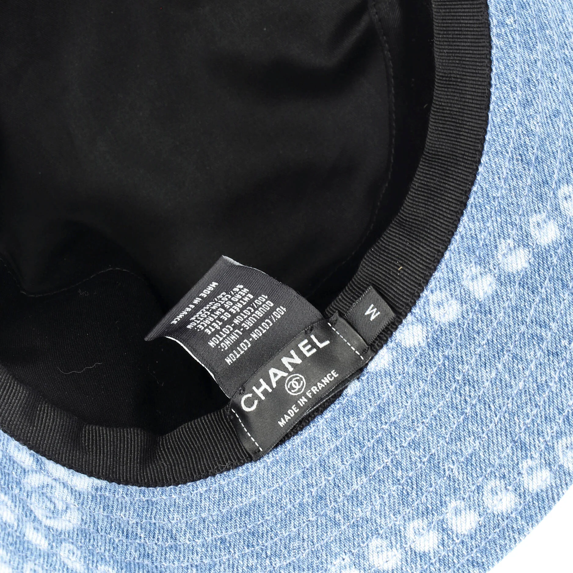 Denim Mood Bucket Hat Logo Printed Denim - Image 4