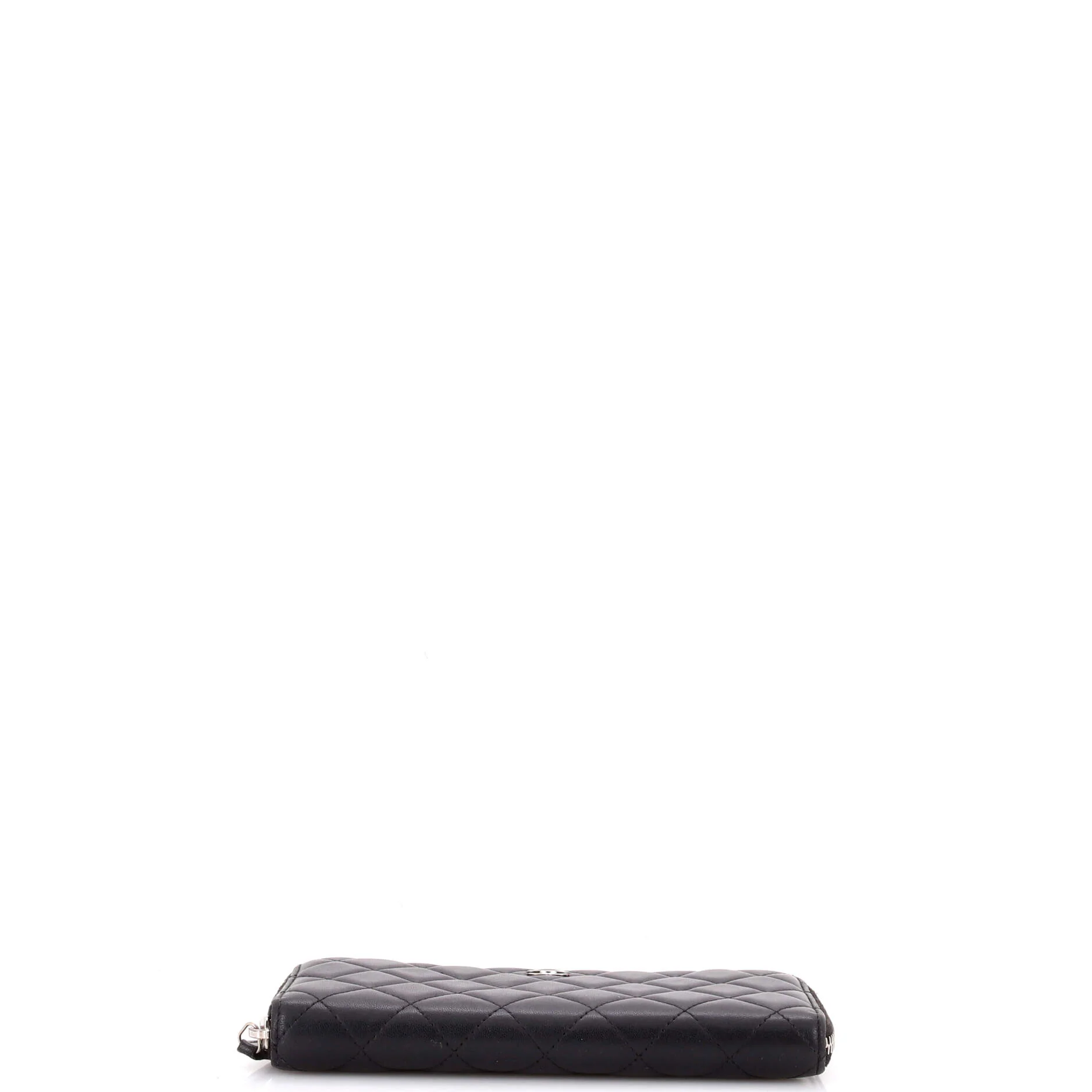 Zip Around Wallet Quilted Lambskin Long - Image 4