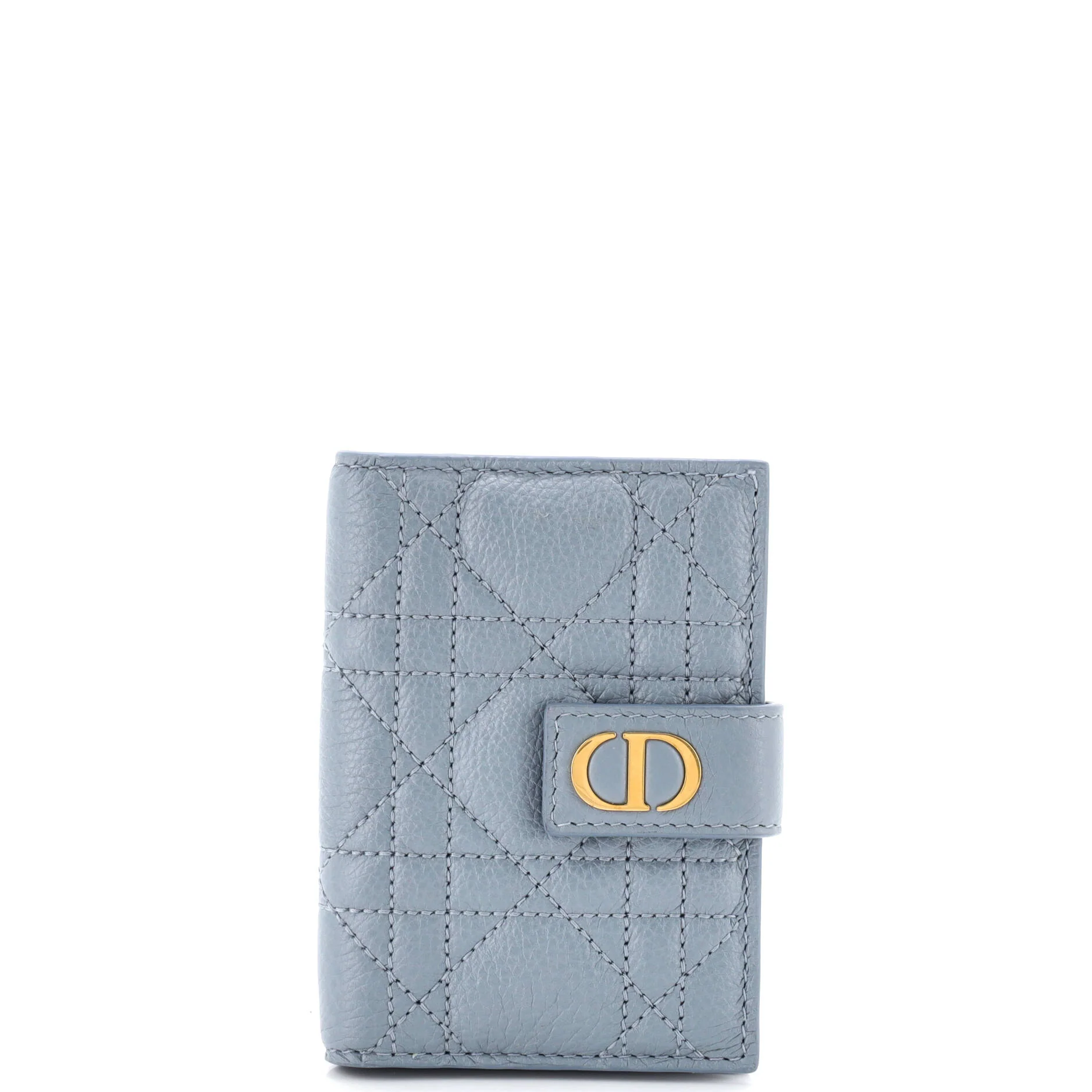 Caro Dandelion Card Holder Cannage Quilt Leather