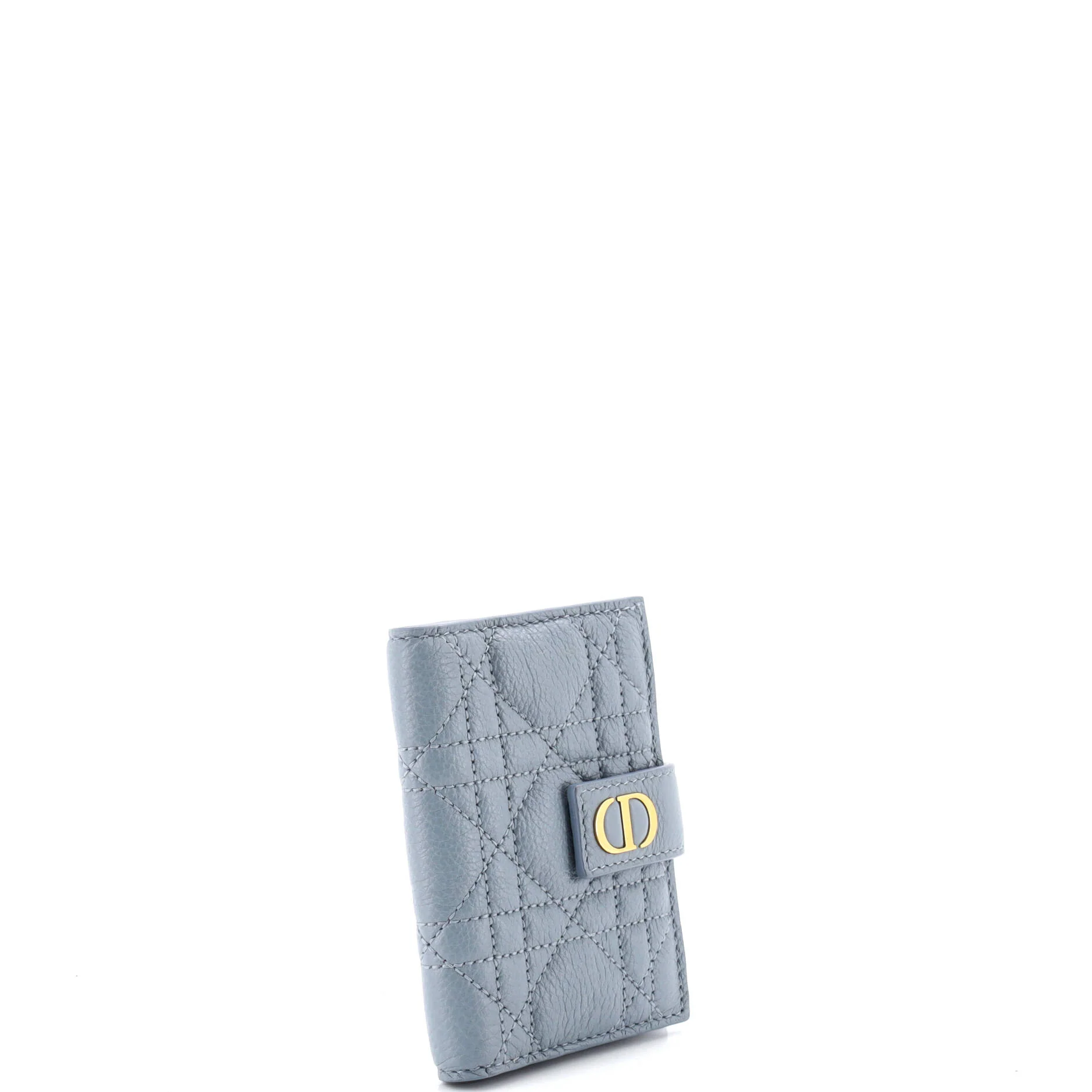 Caro Dandelion Card Holder Cannage Quilt Leather - Image 2
