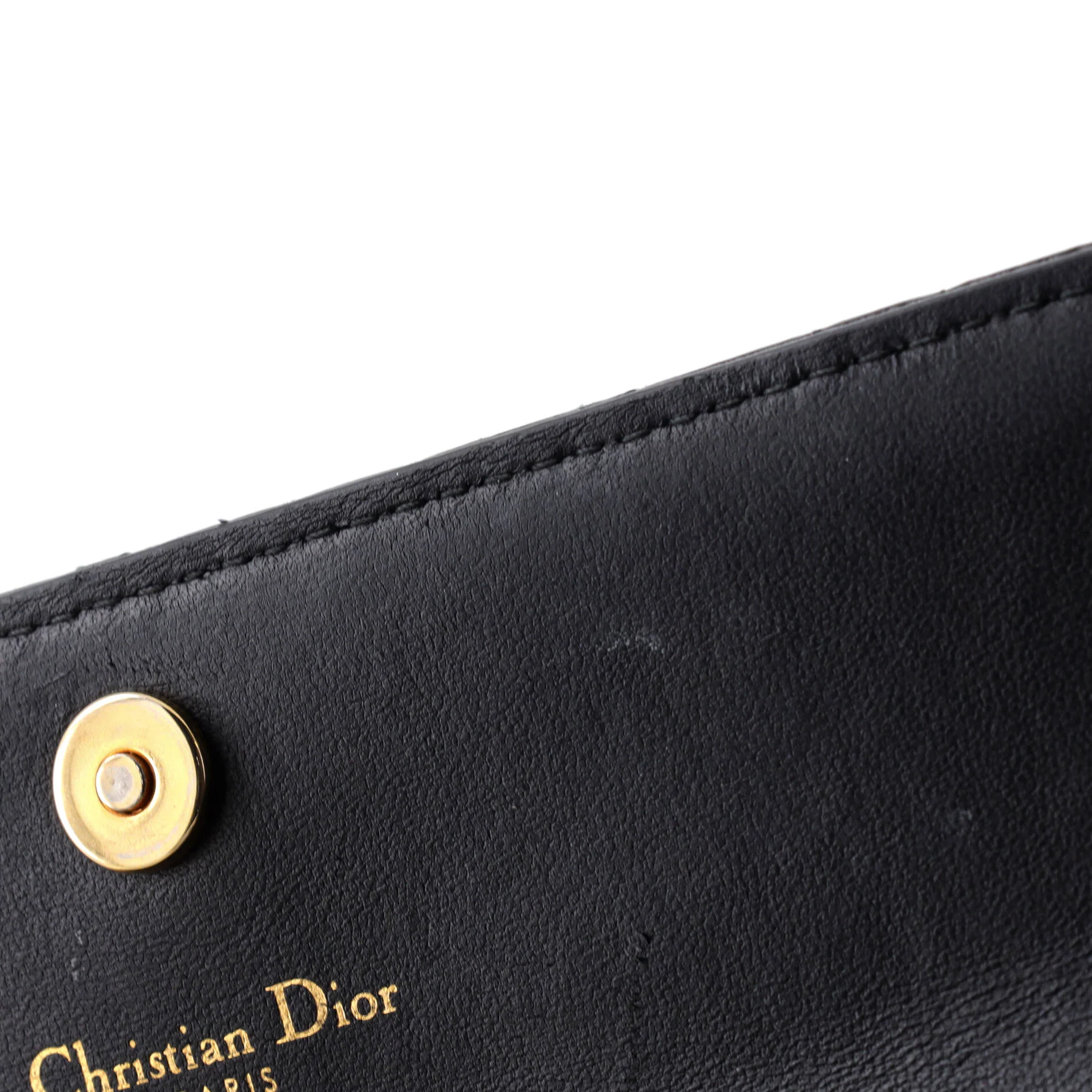 Caro Flap Wallet Cannage Quilt Calfskin Long - Image 6
