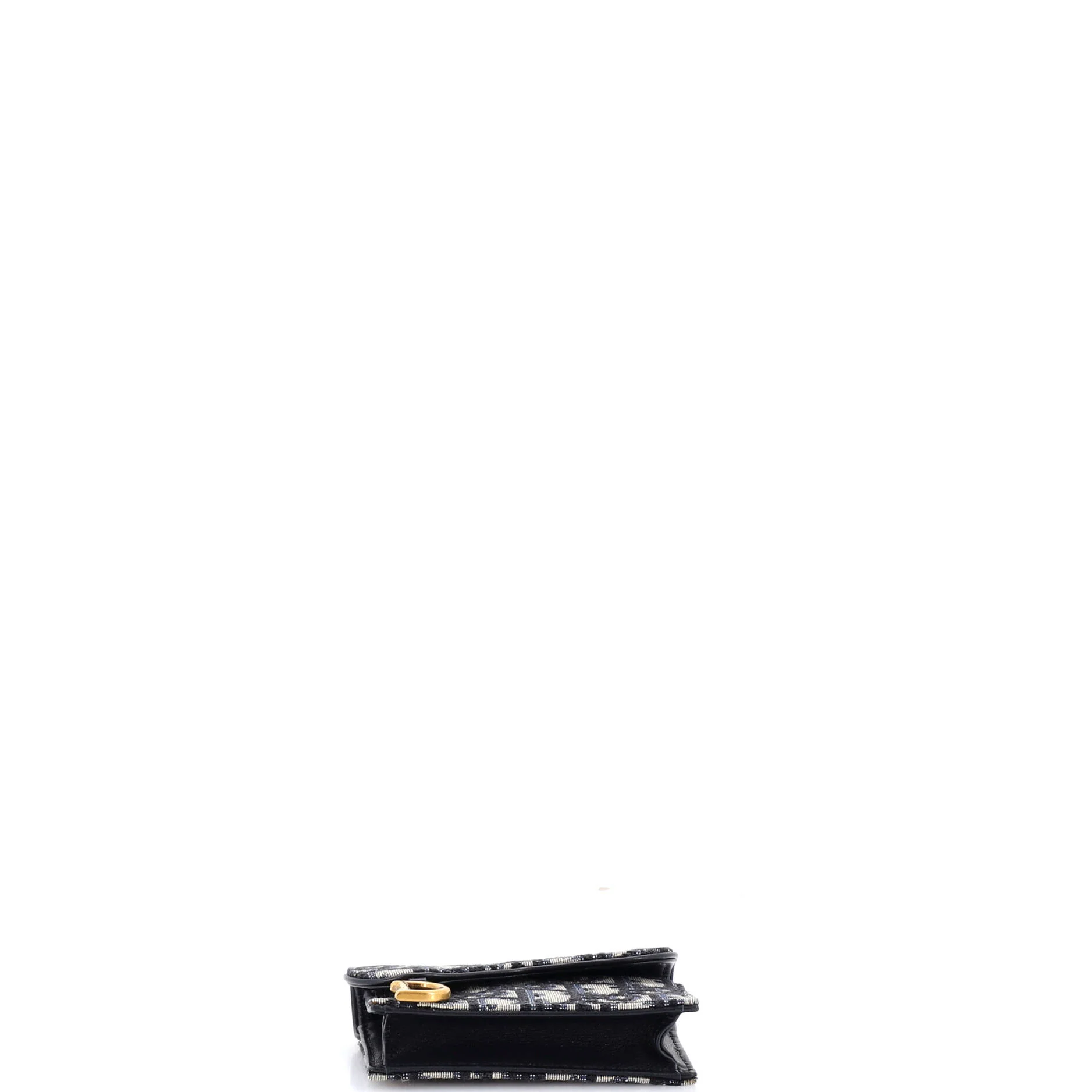 Saddle Flap Wallet Oblique Canvas Mini - Image 4