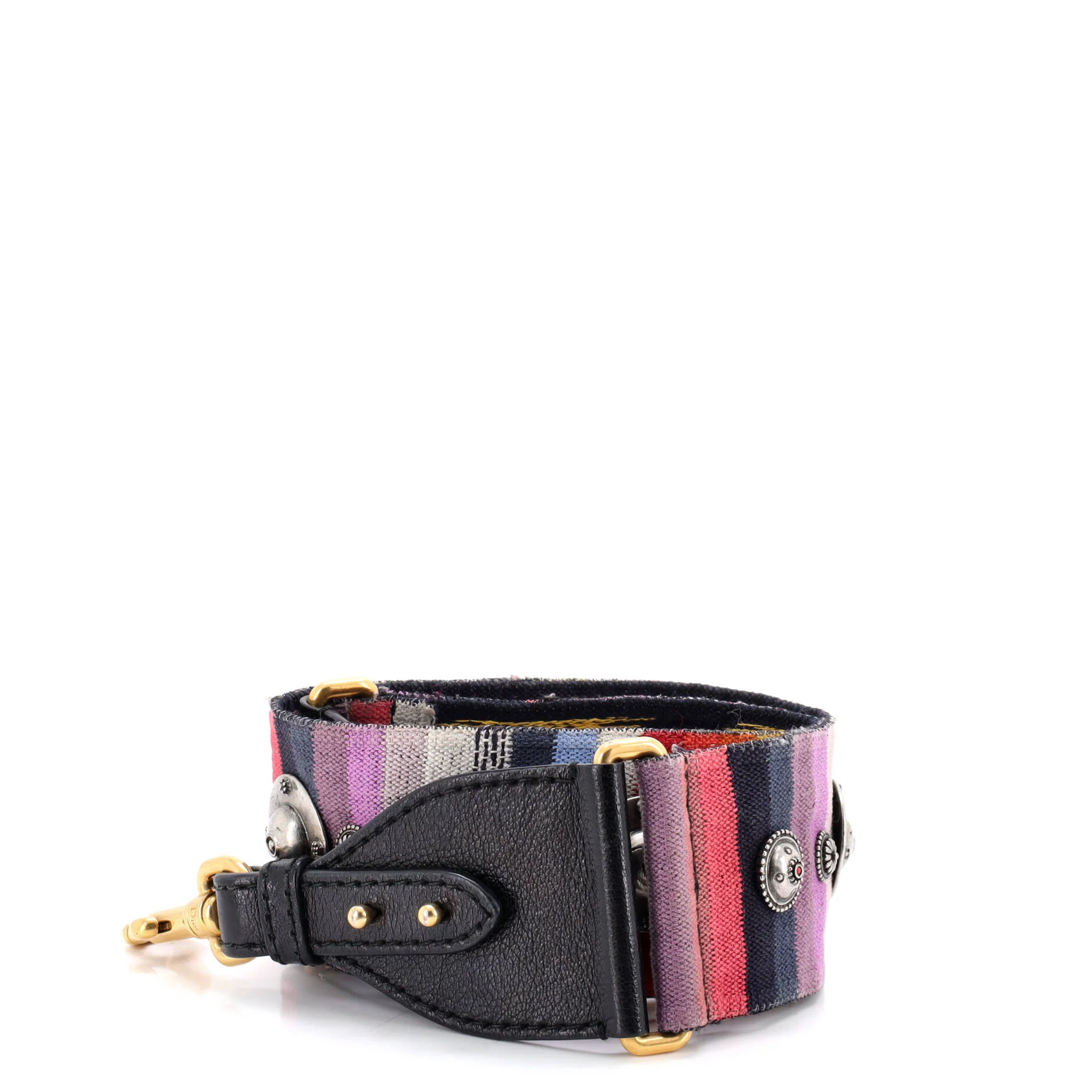 Shoulder Strap Embellished Canvas