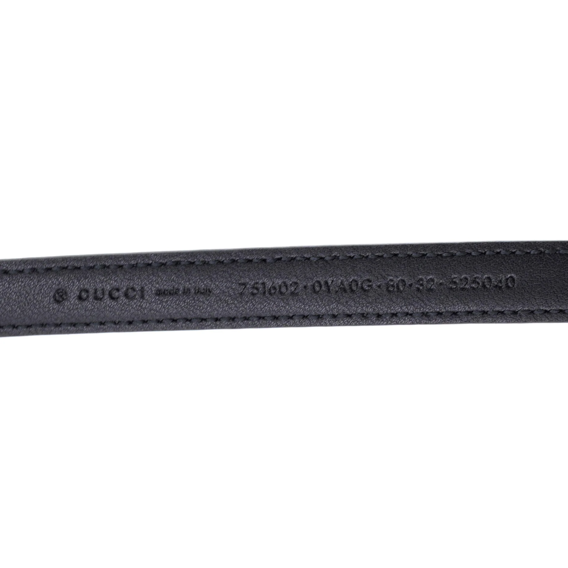 Logo Letters Buckle Belt Leather - Image 3