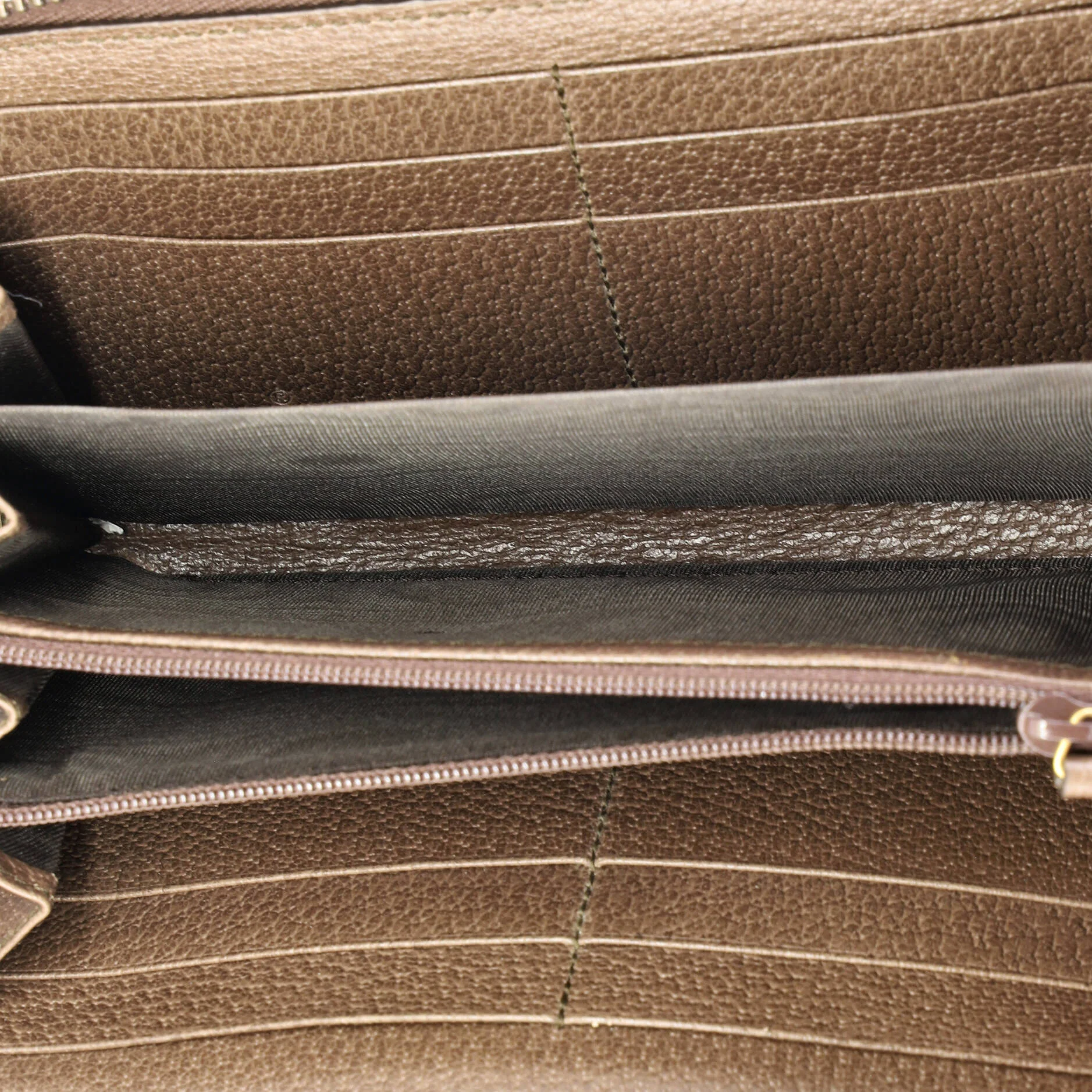Zip Around Wallet Printed GG Coated Canvas - Image 5