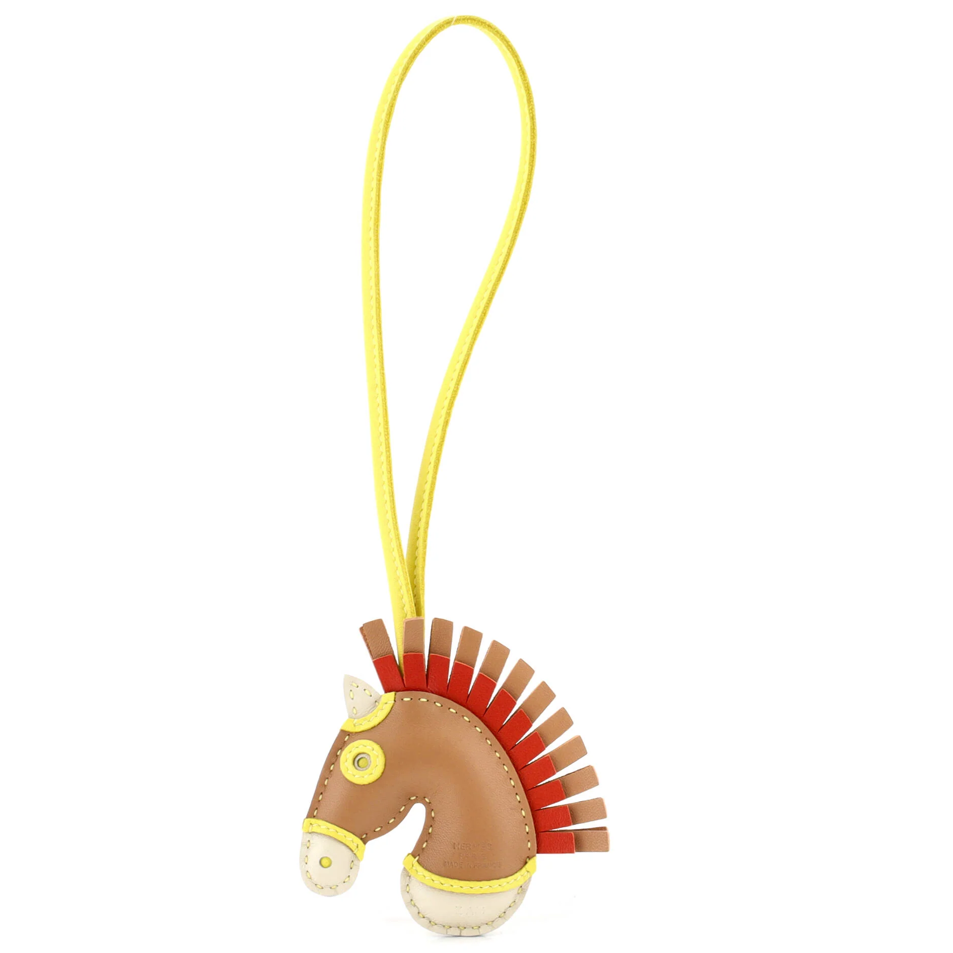 GeeGee Camail Bag Charm Leather