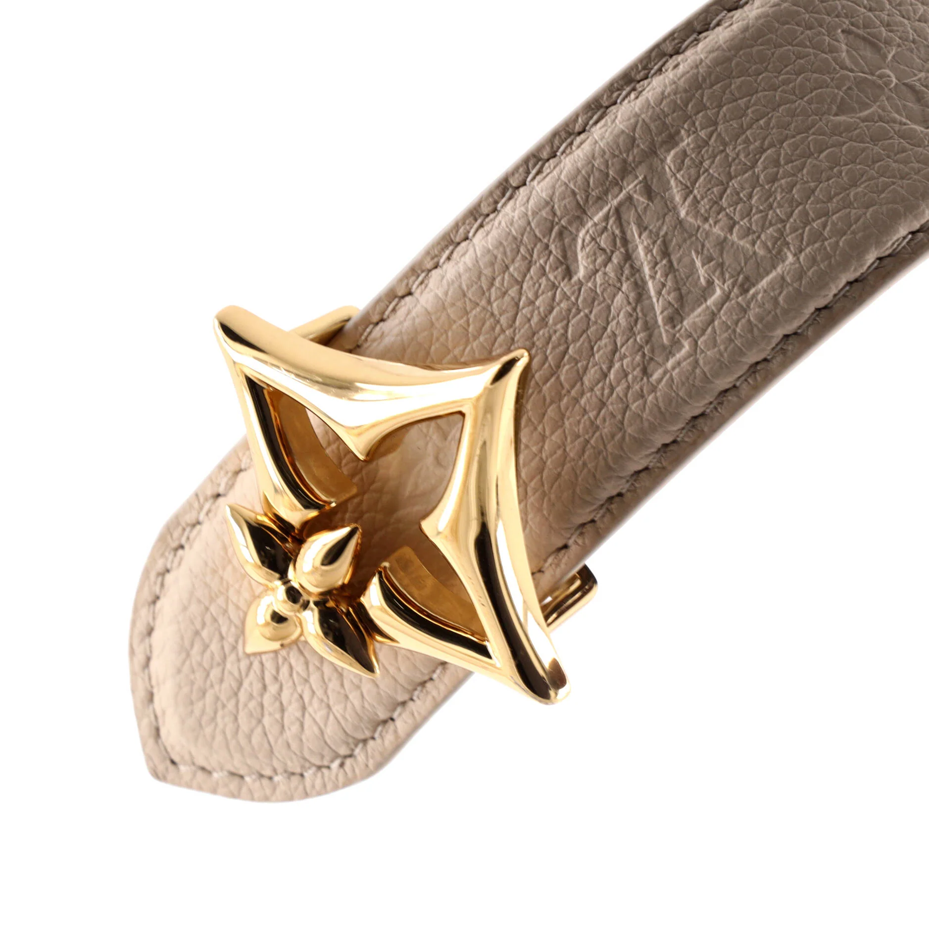 Flowergram Reversible Belt Monogram Embossed Leather with Monogram Canvas 80 - Image 4