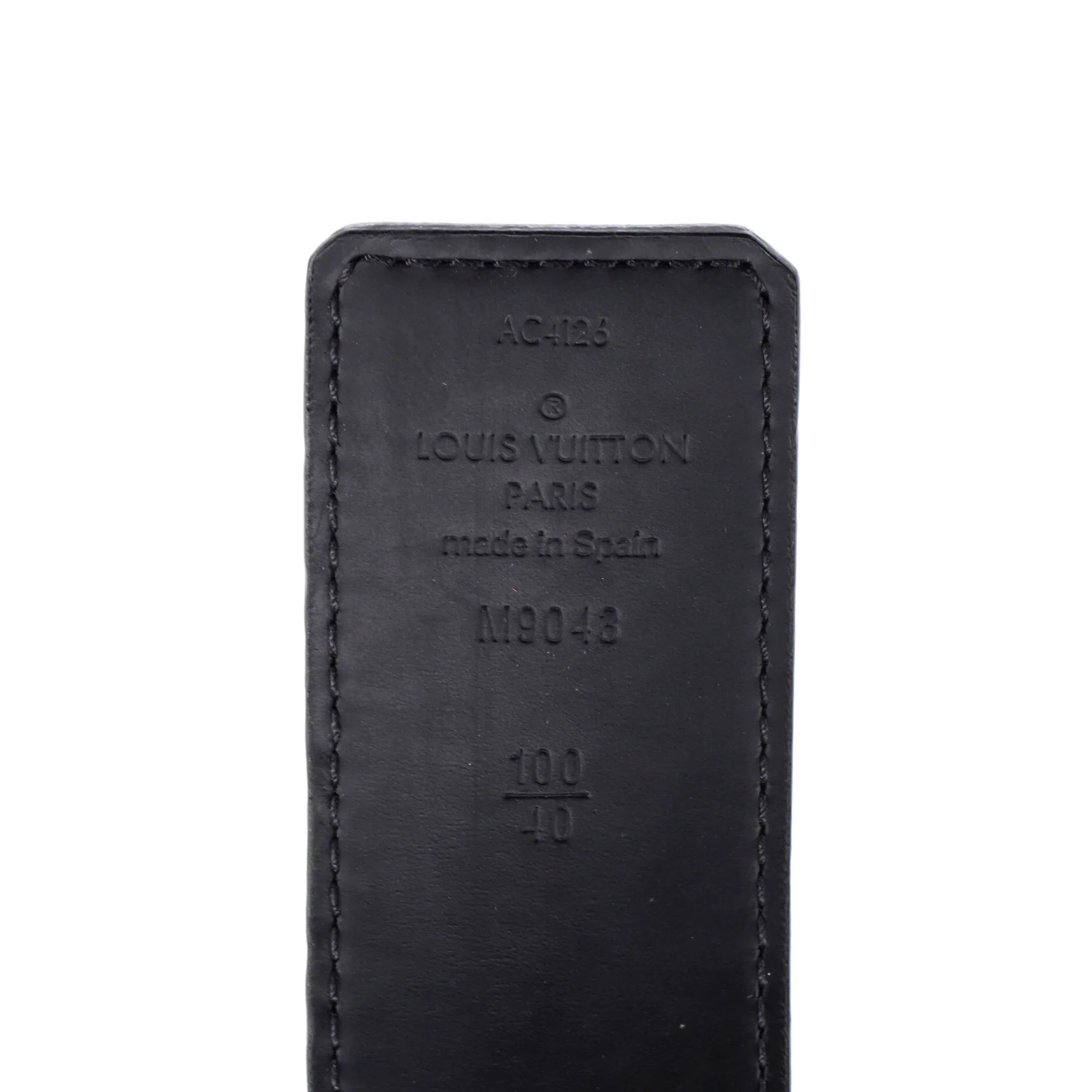 LV Line Reversible Belt Monogram Eclipse Canvas and Leather Wide - Image 3