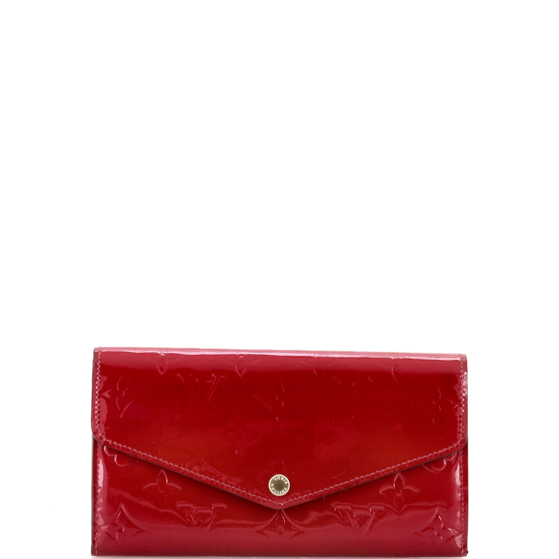 Sarah Wallet NM Monogram Vernis