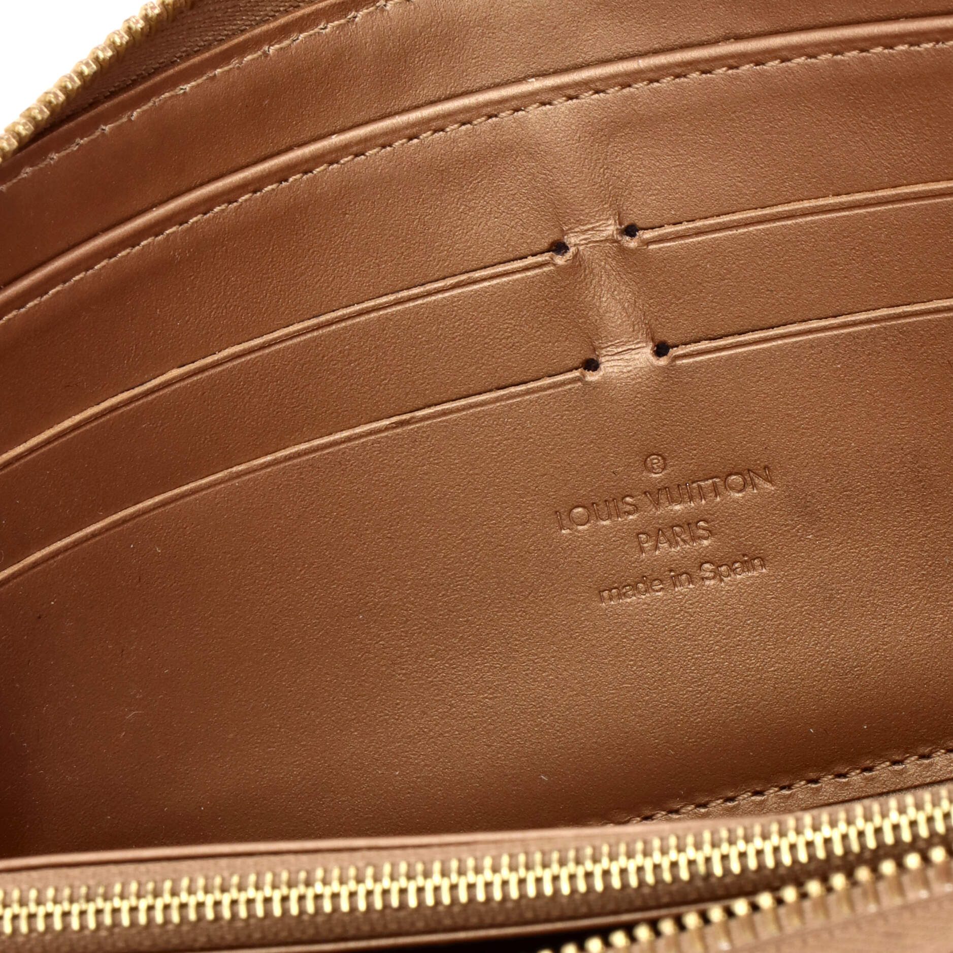 Zippy Wallet Limited Edition Metallic Monogram Vernis - Image 8