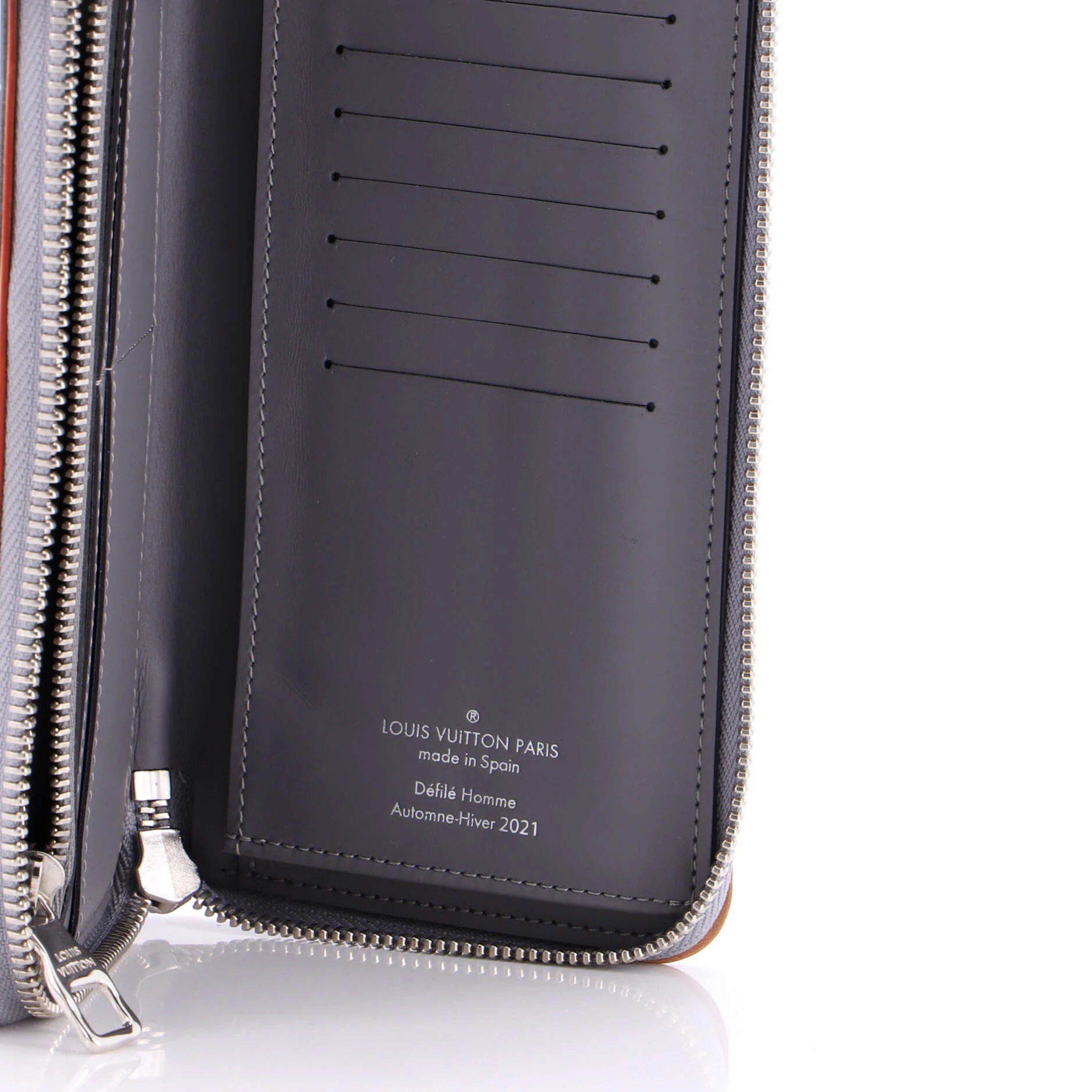 Zippy Wallet Monogram Mirror Coated Canvas Vertical - Image 6