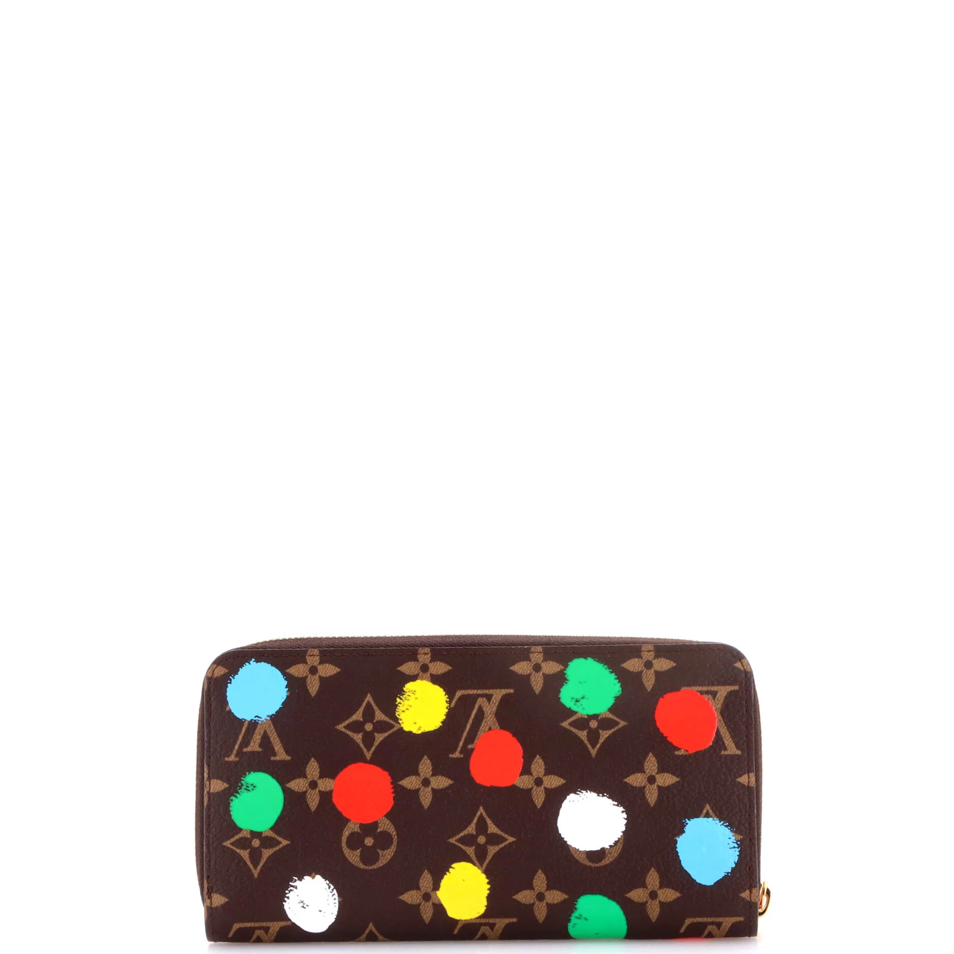 Zippy Wallet Yayoi Kusama Painted Dots Monogram Canvas - Image 3