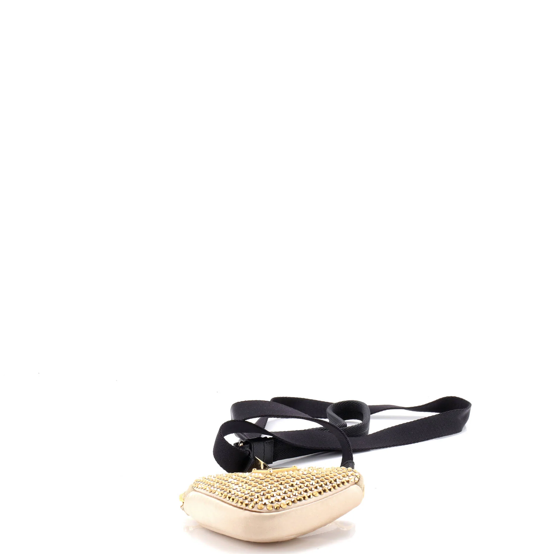 Pet Leash with Purse Crystal Embellished Satin - Image 4