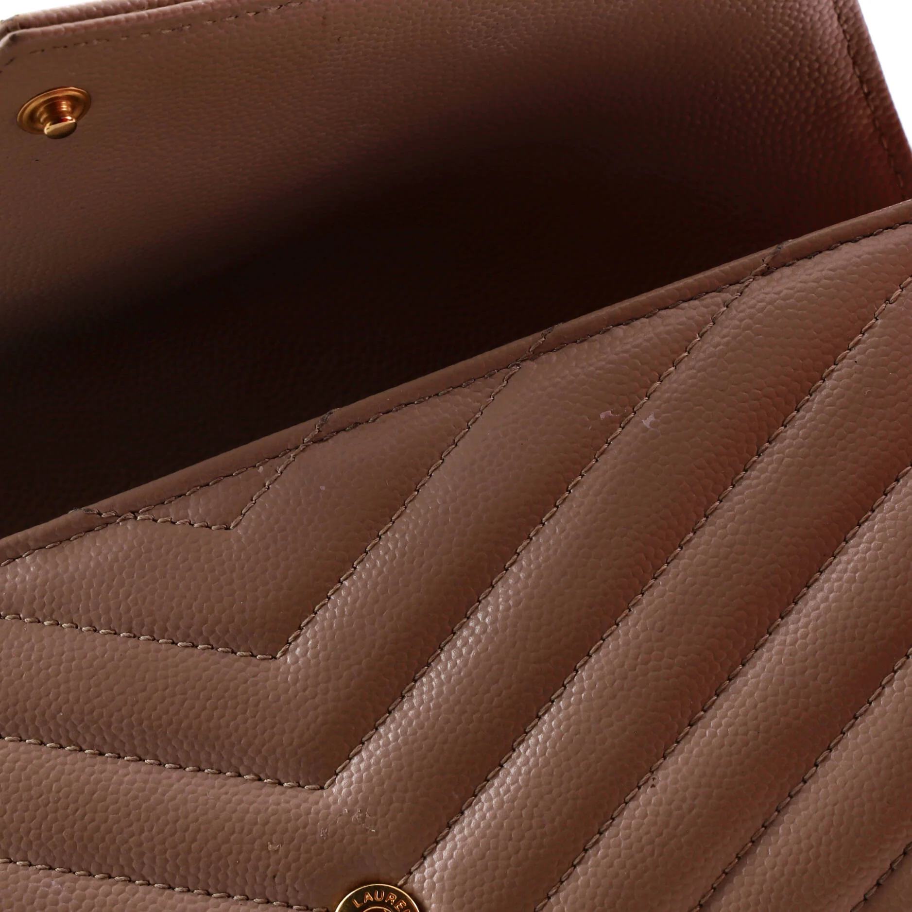 Classic Monogram Flap Wallet Matelasse Chevron Leather Large - Image 6