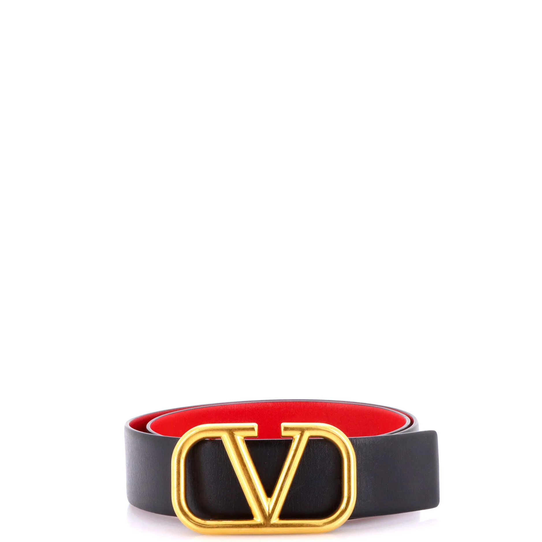 VLogo Belt Leather Wide