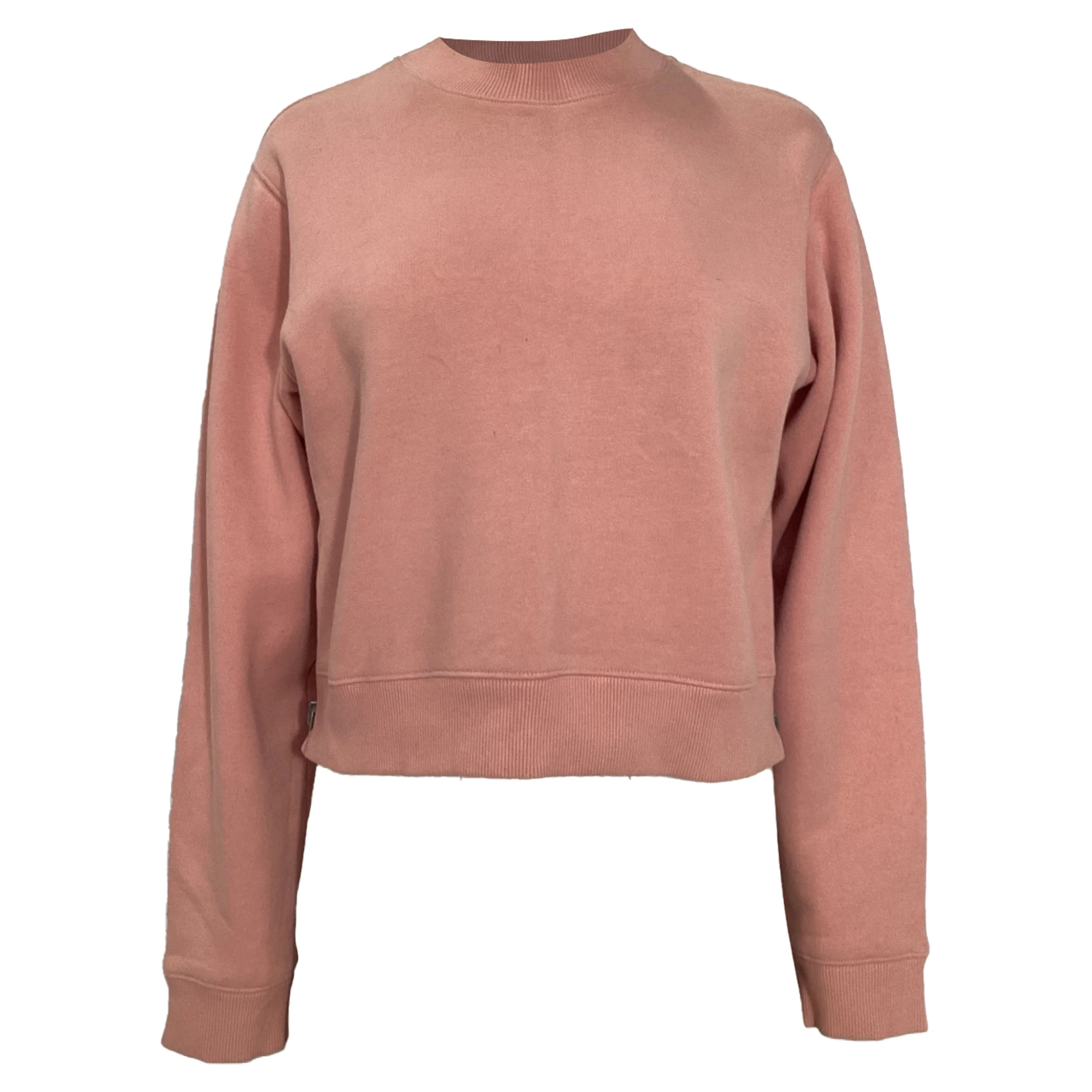Women's Acne Studios Crewneck Sweater in Pink Cotton