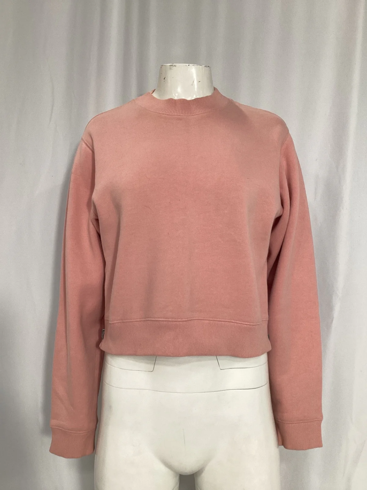 Women's Acne Studios Crewneck Sweater in Pink Cotton - Image 7