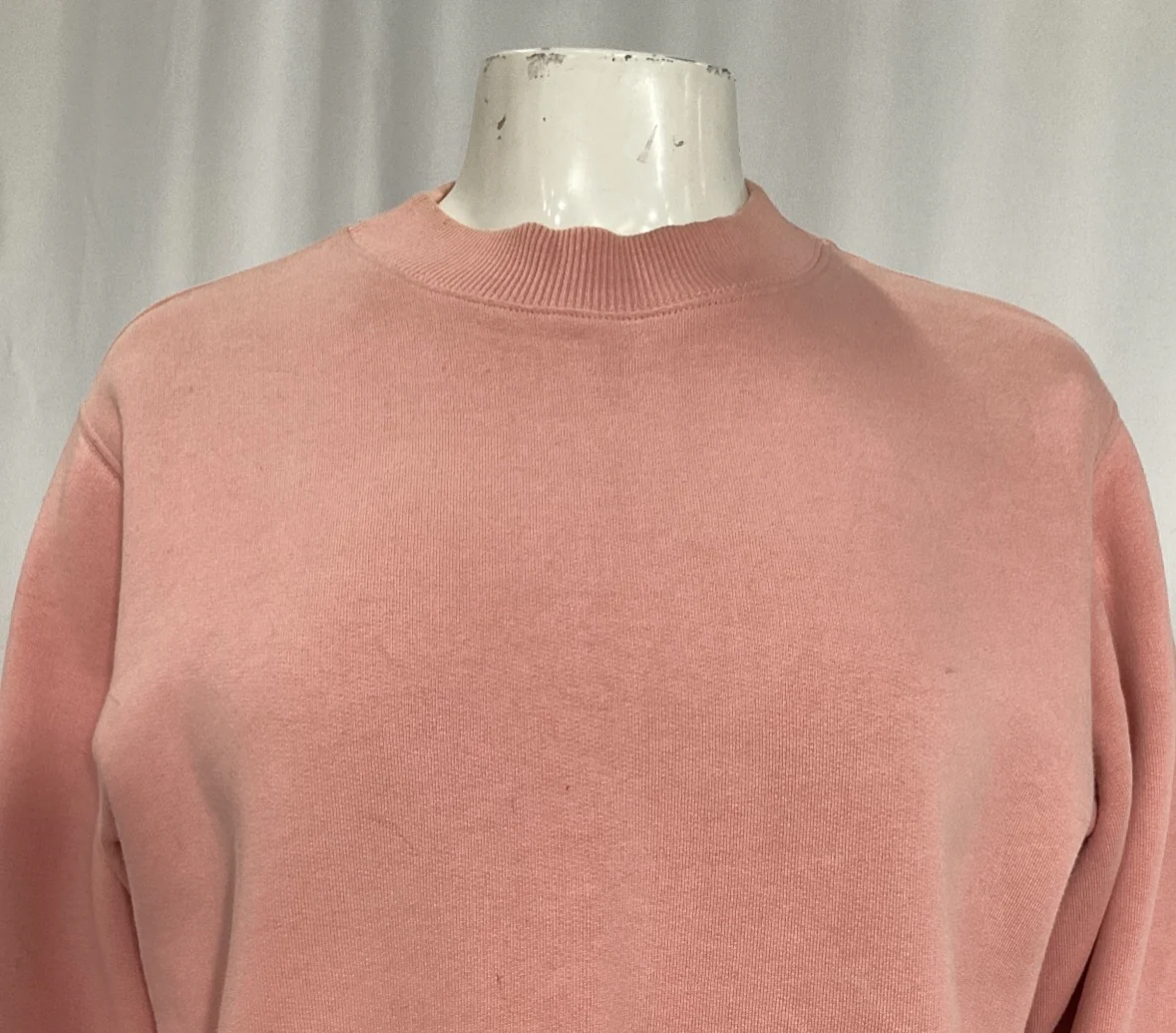 Women's Acne Studios Crewneck Sweater in Pink Cotton - Image 8