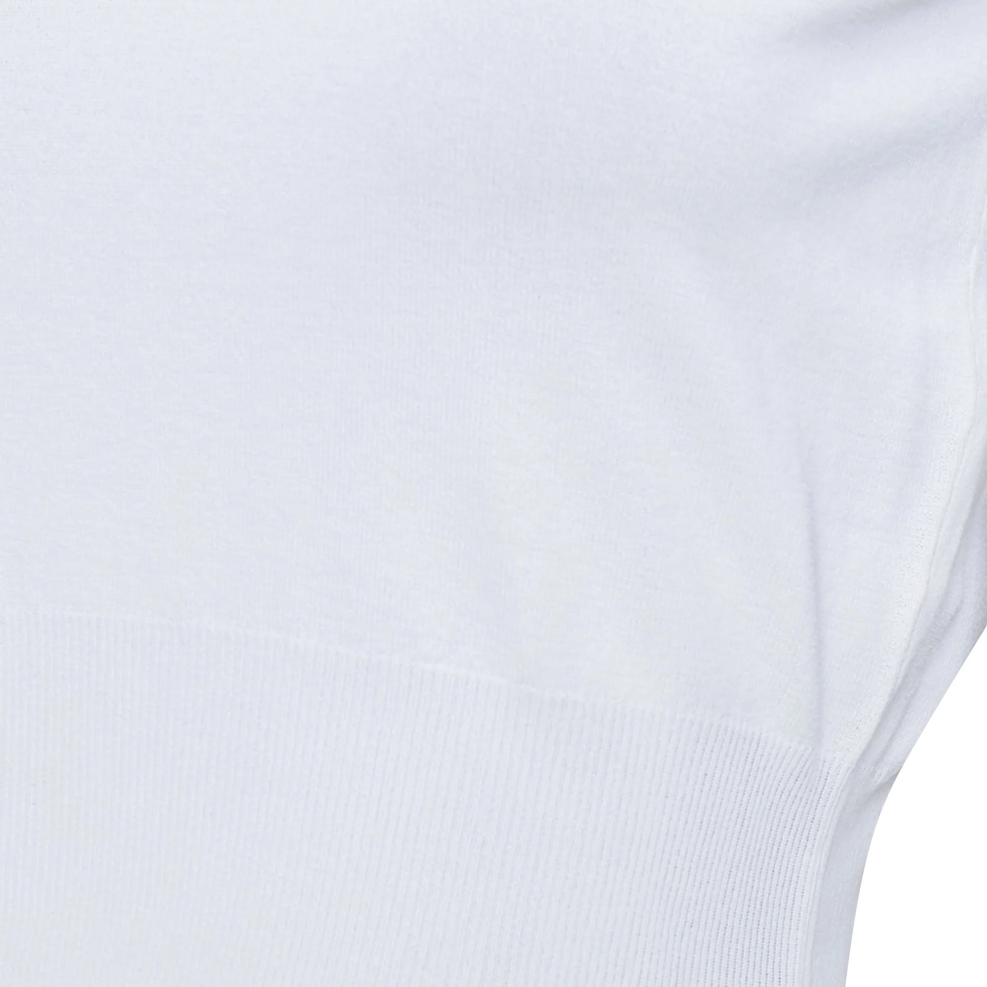 Women's ALAIA white viscose blend sleeveless round neck ribbed hem crop vest FR36 S - Image 7