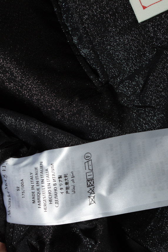 Men's Alexander McQueen, double breasted glitter blazer - Image 9
