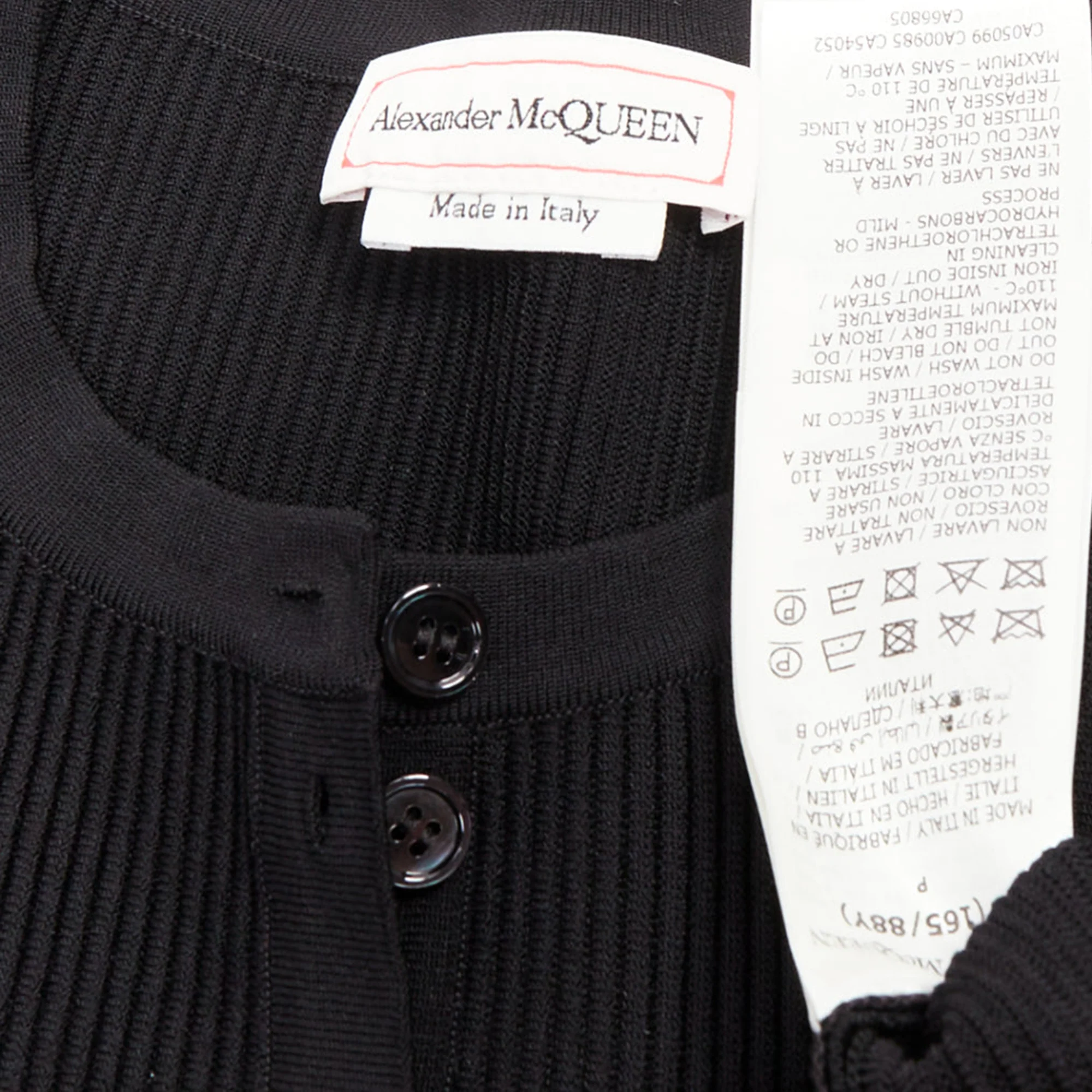 Women's Alexander Mcqueen 2023 Tulle Peplum Cardigan - Image 8