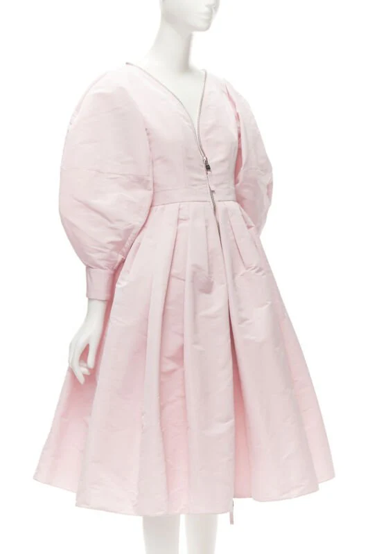 Women's Alexander McQueen ballon sleeve technical dress - Image 9
