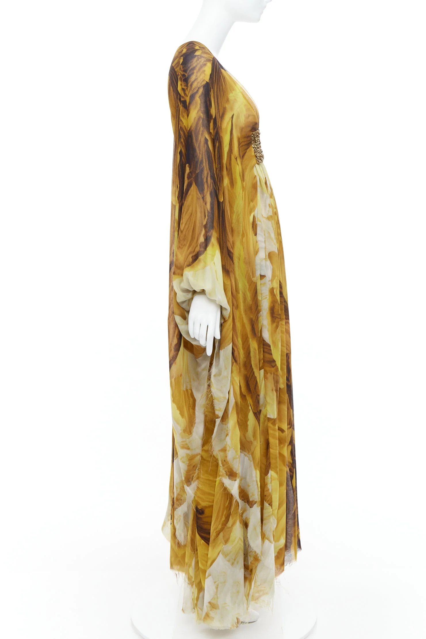Women's Alexander Mcqueen Embellished Kaftan Dress - Image 10