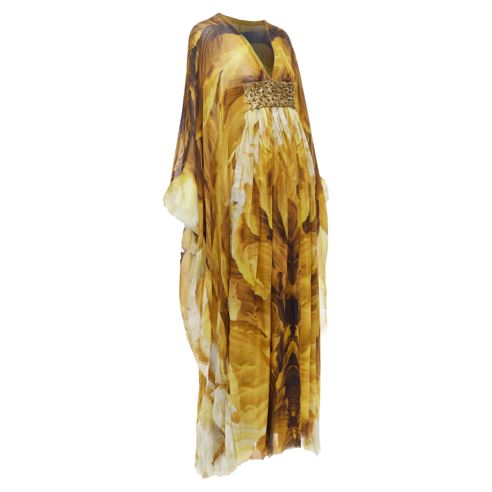 Women's Alexander Mcqueen Embellished Kaftan Dress - Image 3