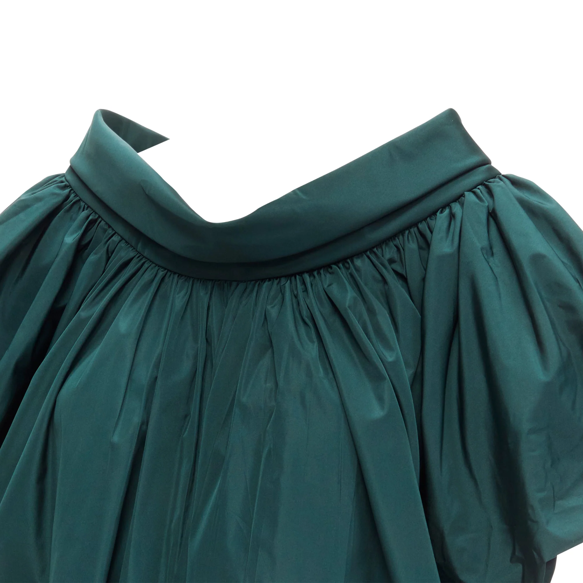 Women's Alexander McQueen puff sleeve bateau high collar top - Image 6