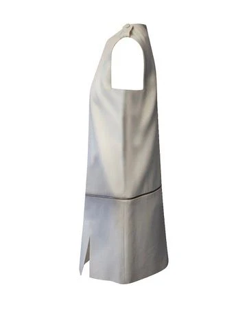 Women's Alexander McQueen Shift Dress in White Rayon - Image 2