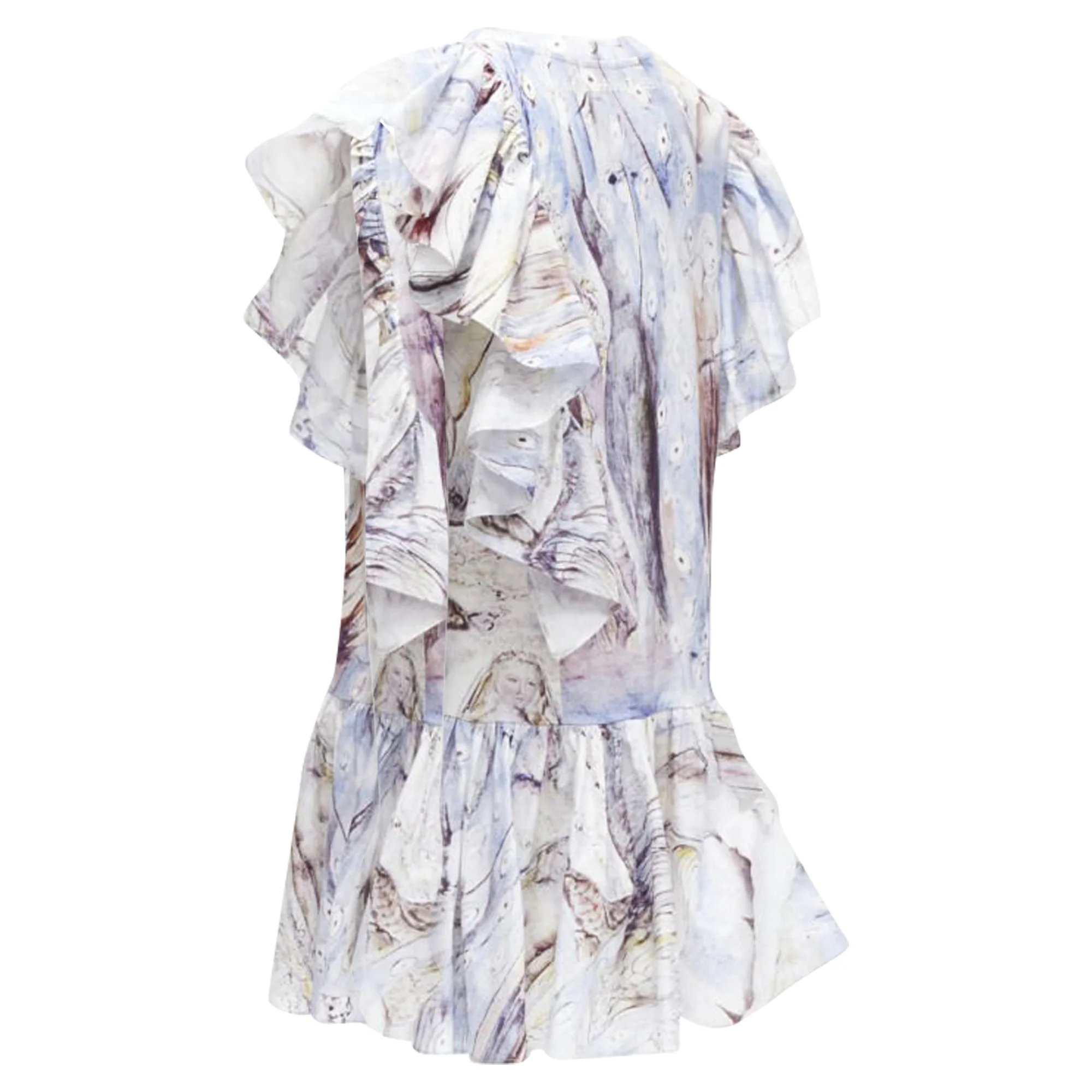 Women's Alexander McQueen William Blake Dante ruffle mini dress - Image 5