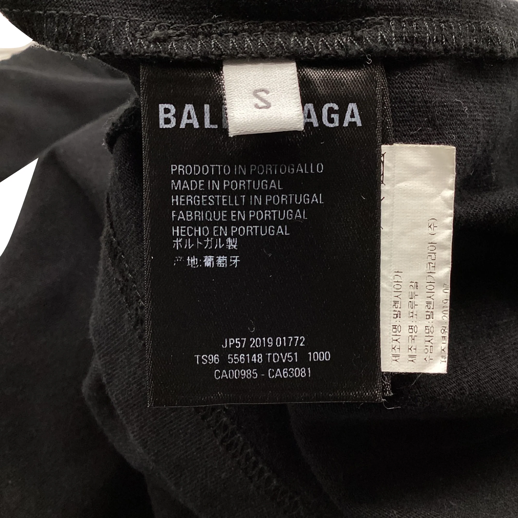 Men's Balenciaga BB Logo-Print T-Shirt in Black Cotton - Image 6