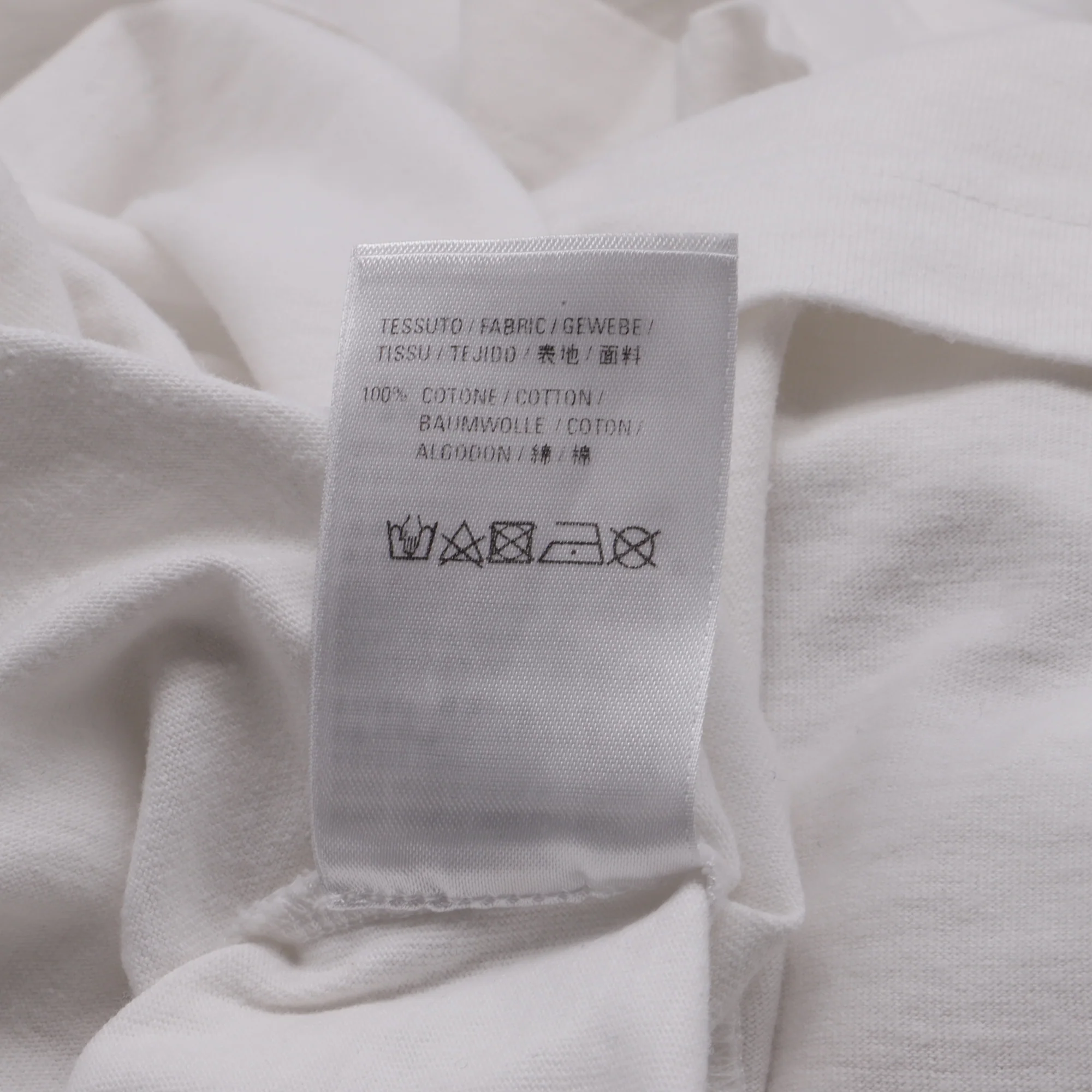 Men's Balenciaga Interlocking BB Logo-Print T-Shirt in White Cotton - Image 7