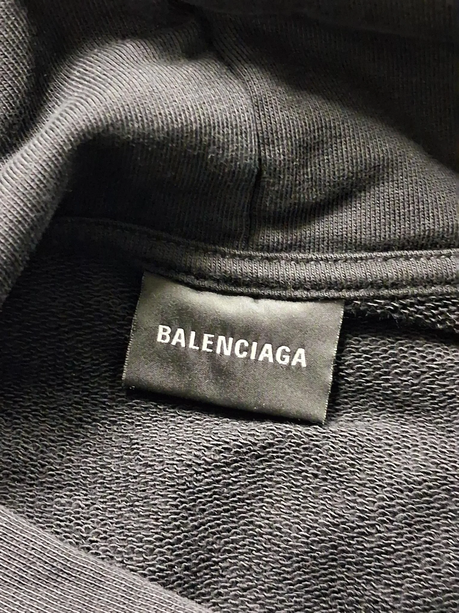 Men's Balenciaga Political Campaign Hoodie in Black Cotton - Image 10