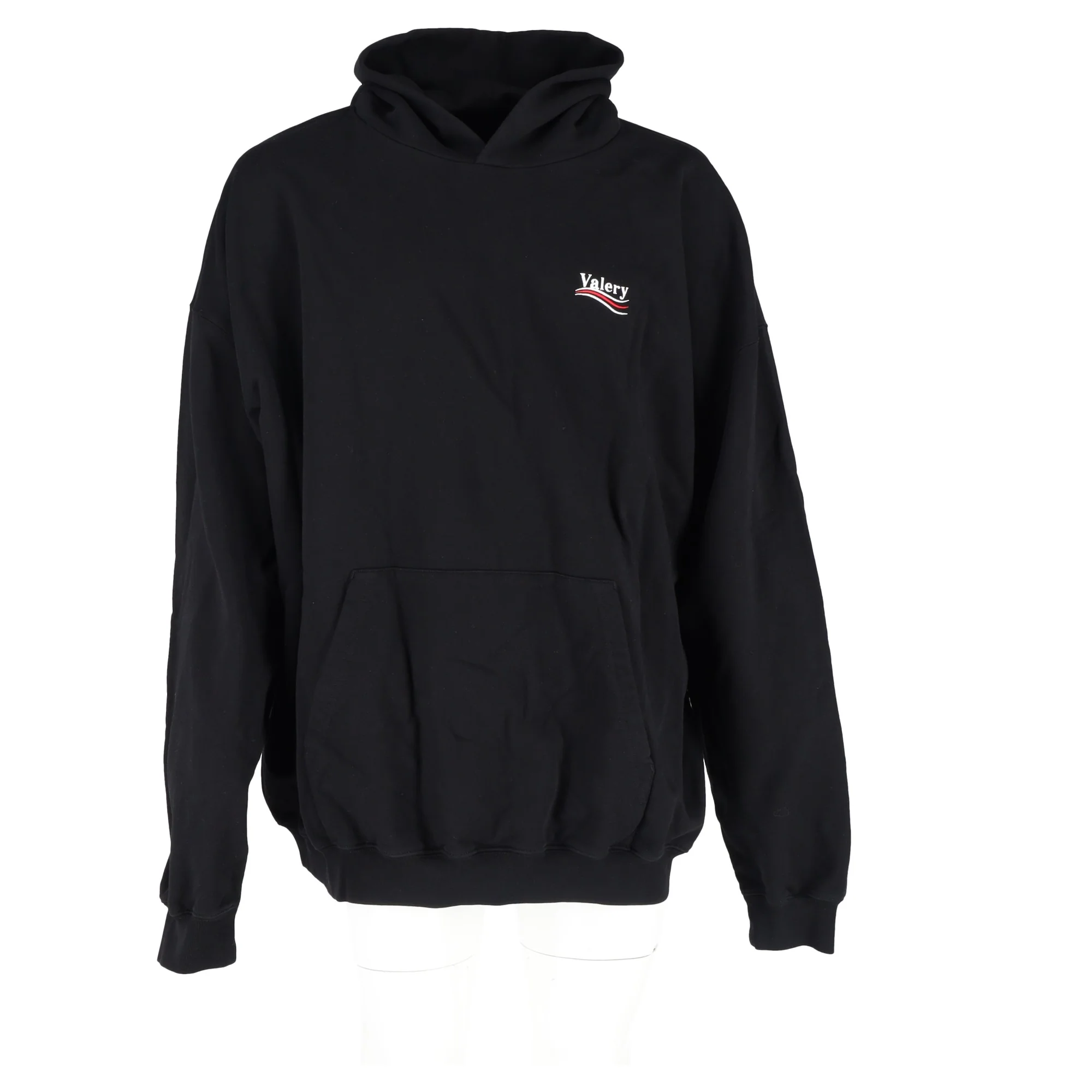 Men's Balenciaga Political Campaign Hoodie in Black Cotton - Image 7