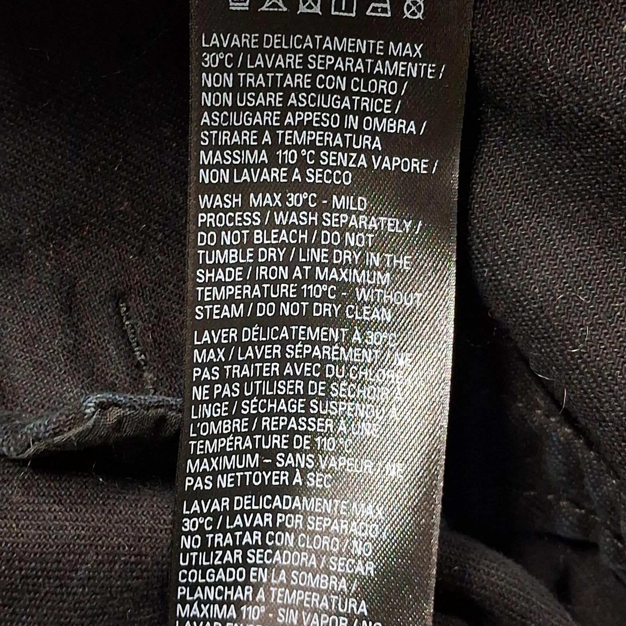 Men's  Balenciaga Washed Deconstructed Denim Jacket in Black Cotton - Image 4