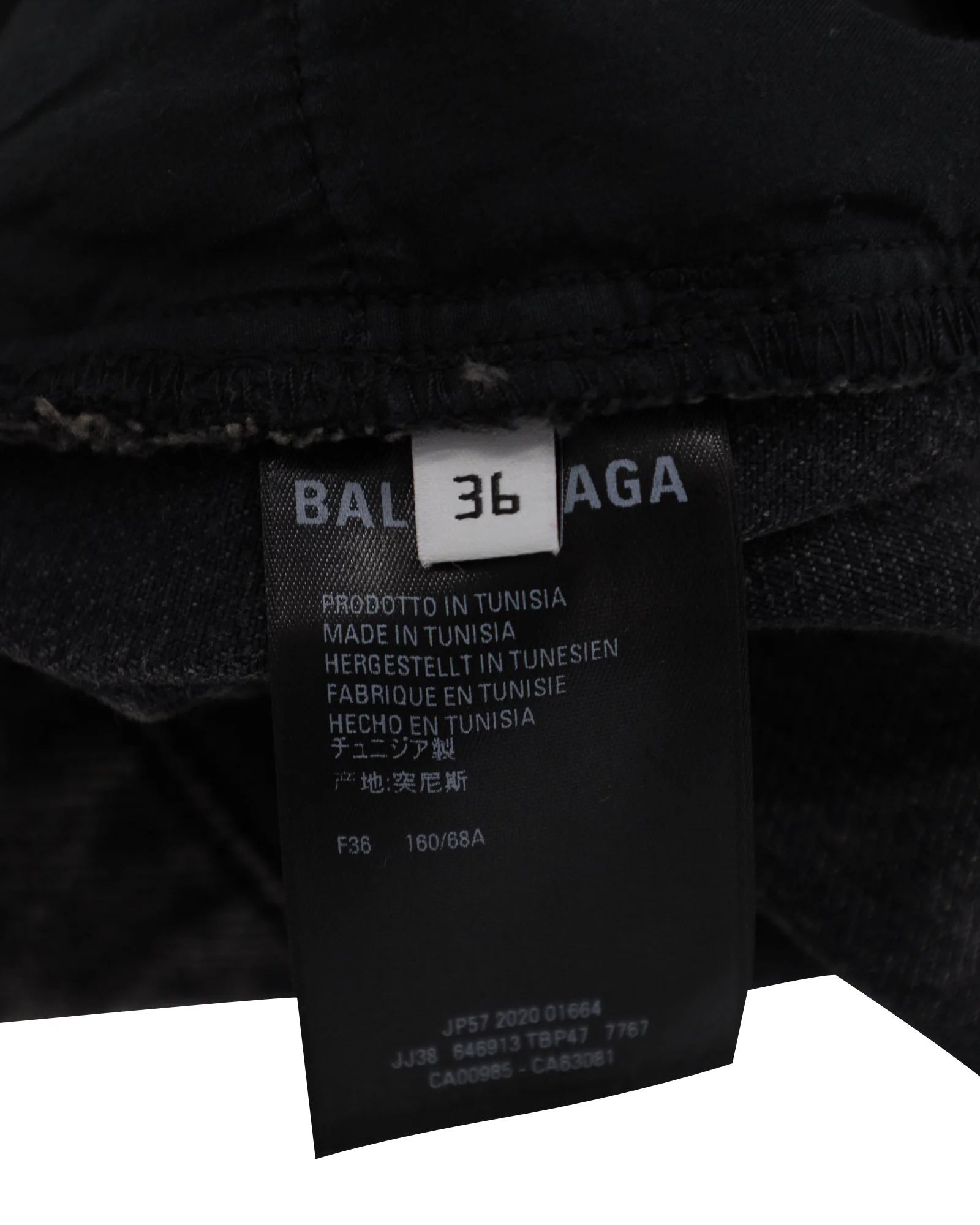 Women's Balenciaga A-line Midi Denim Skirt in Dark Grey Cotton - Image 4