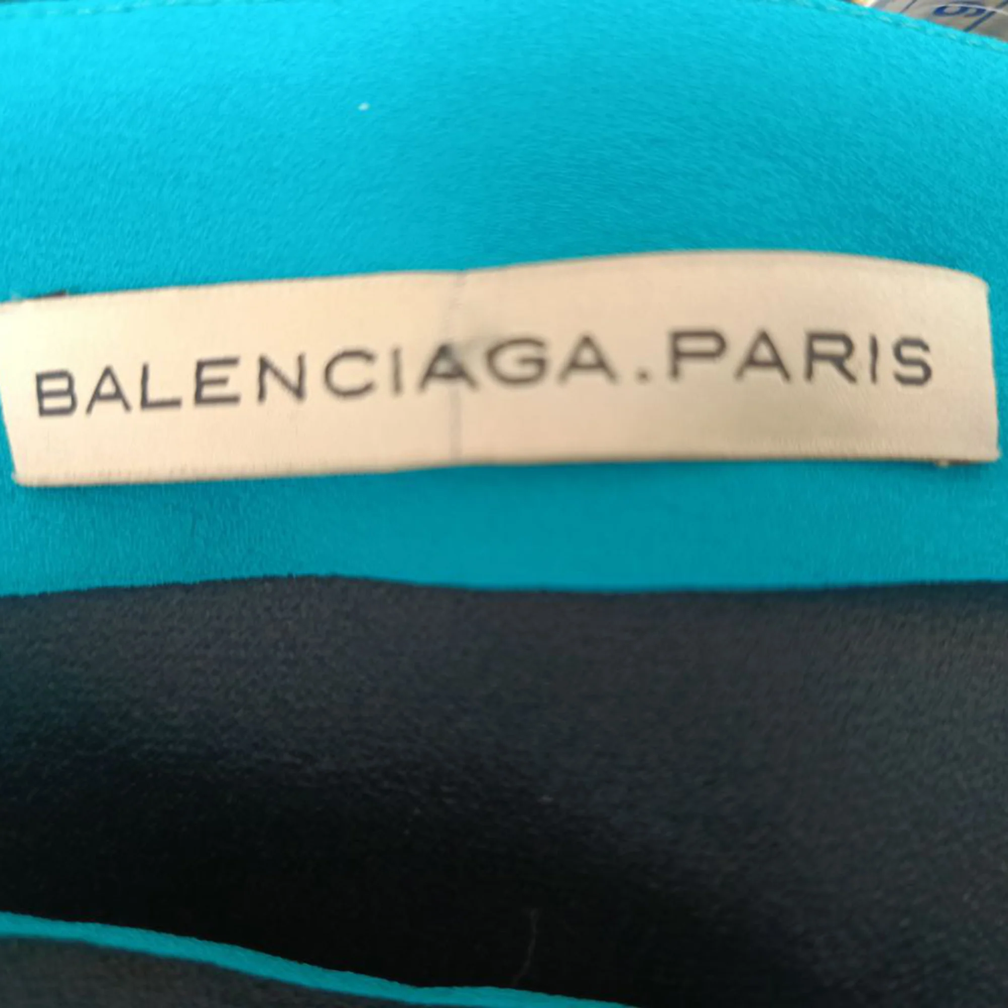 Women's  Balenciaga Asymmetric Sleeveless Top in Black Viscose - Image 5