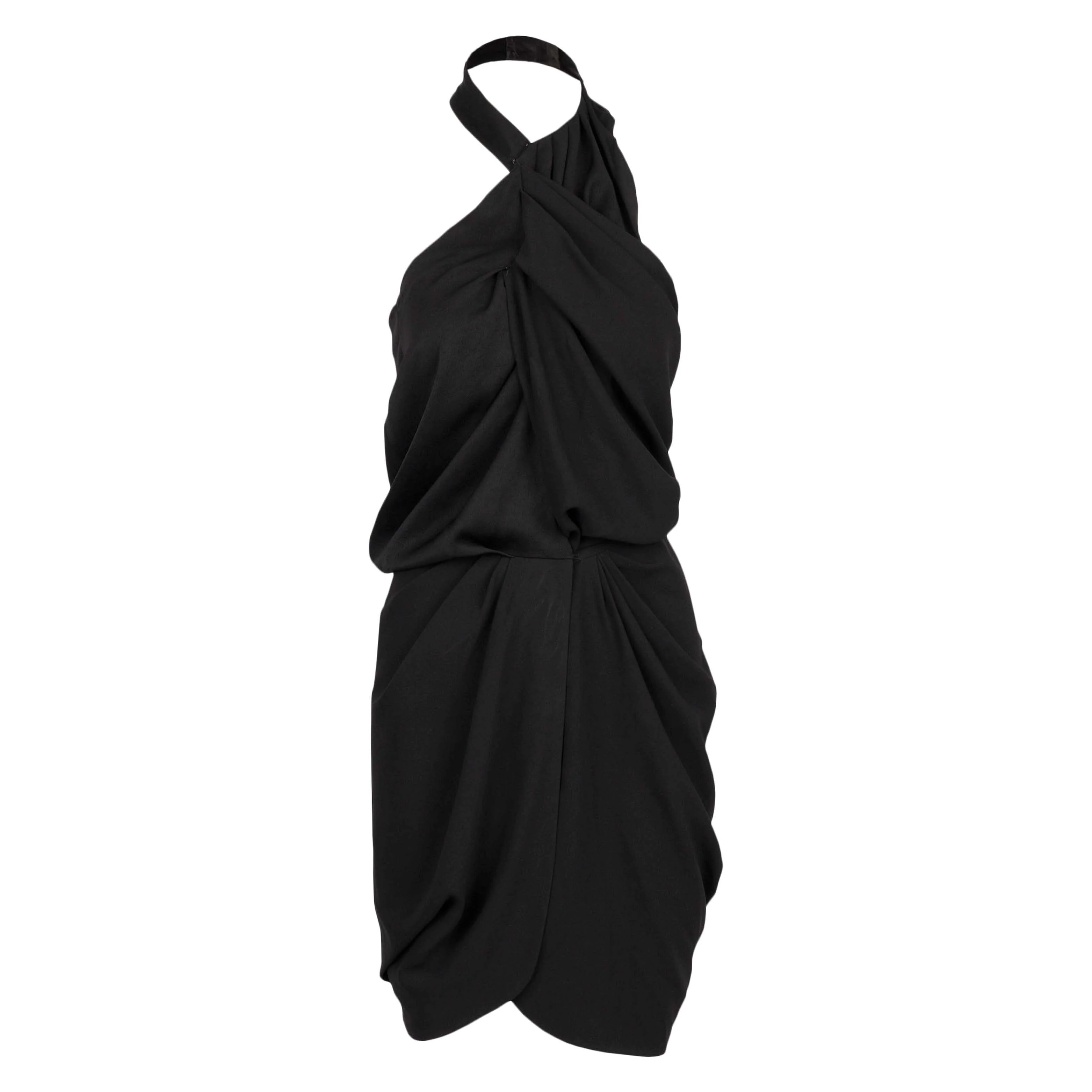 Women's Balenciaga Black Backless Dress - Image 3