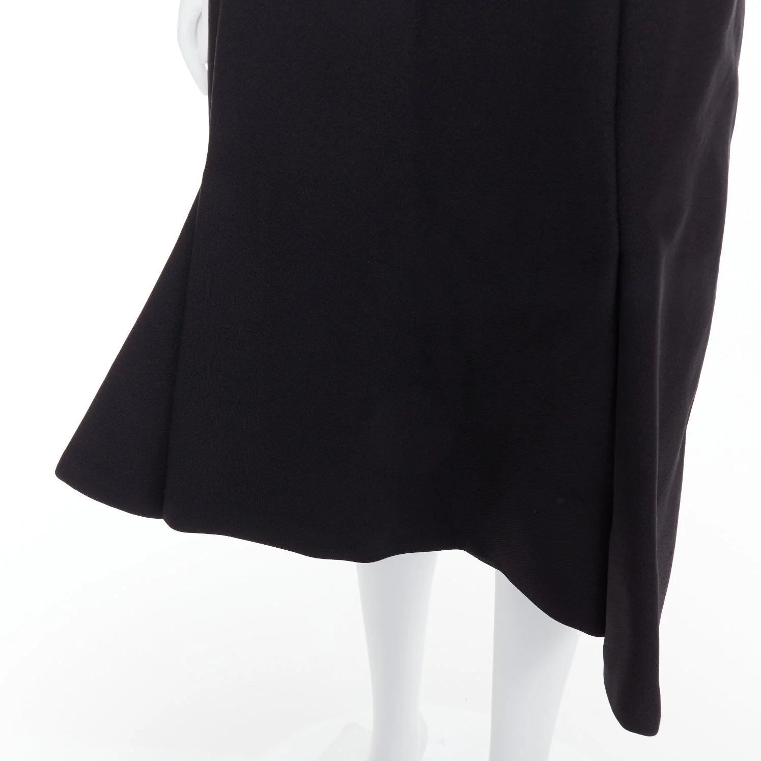 Women's Balenciaga black padded midi dress - Image 8