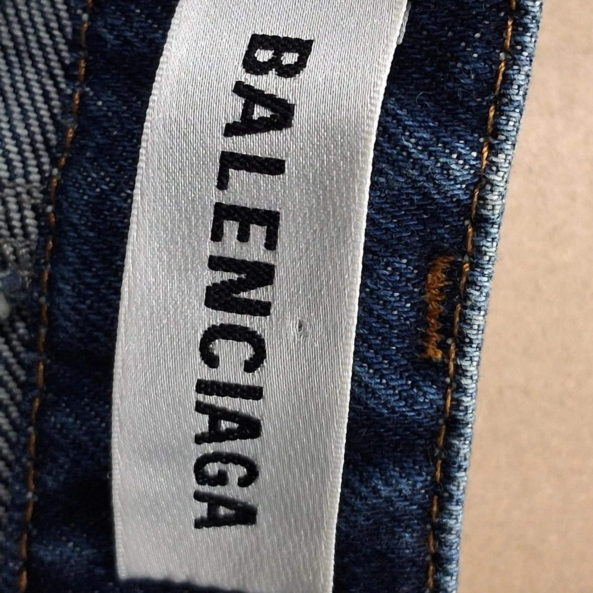 Women's Balenciaga Midi Skirt in Blue Denim - Image 5